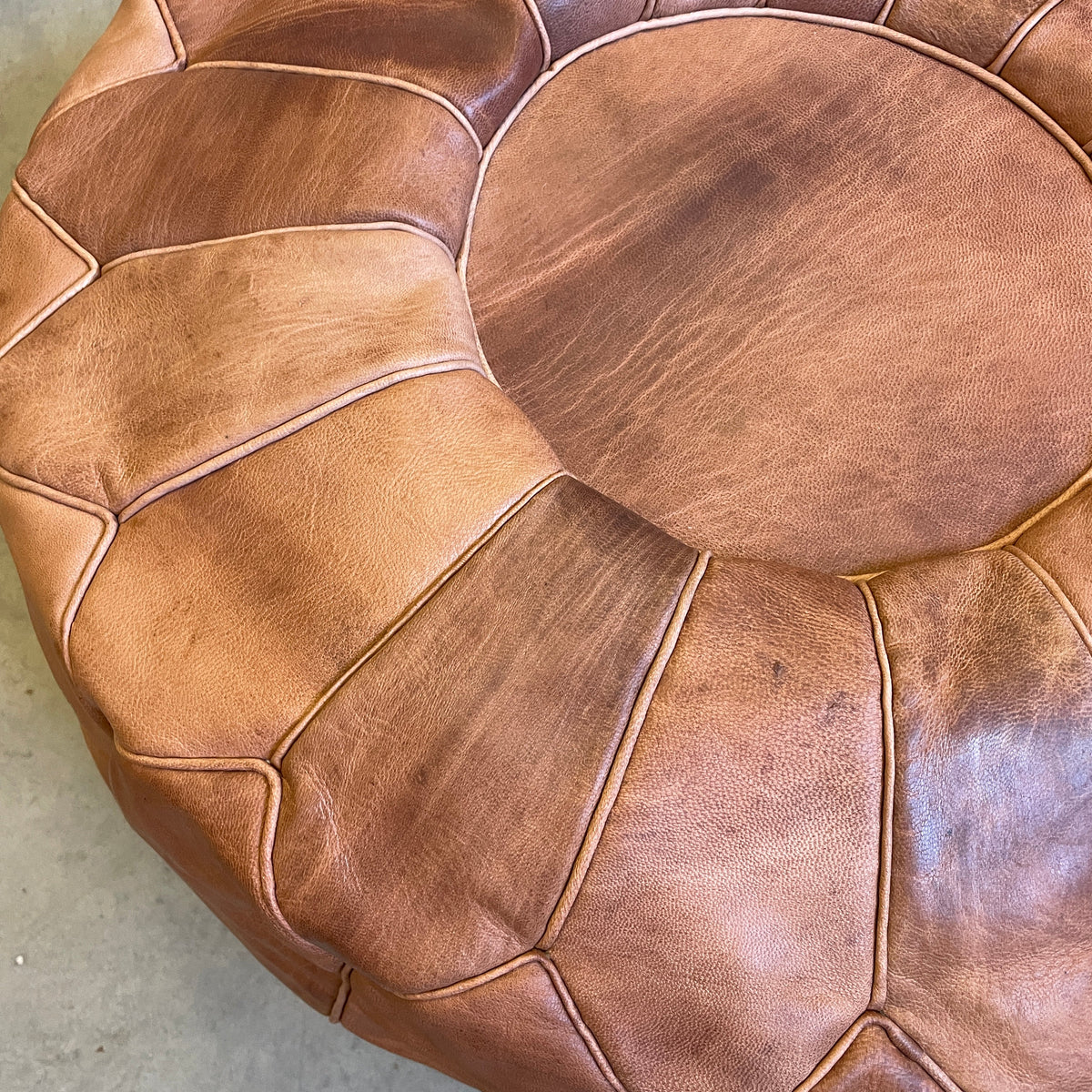 Morocco cushion/pouf - brown