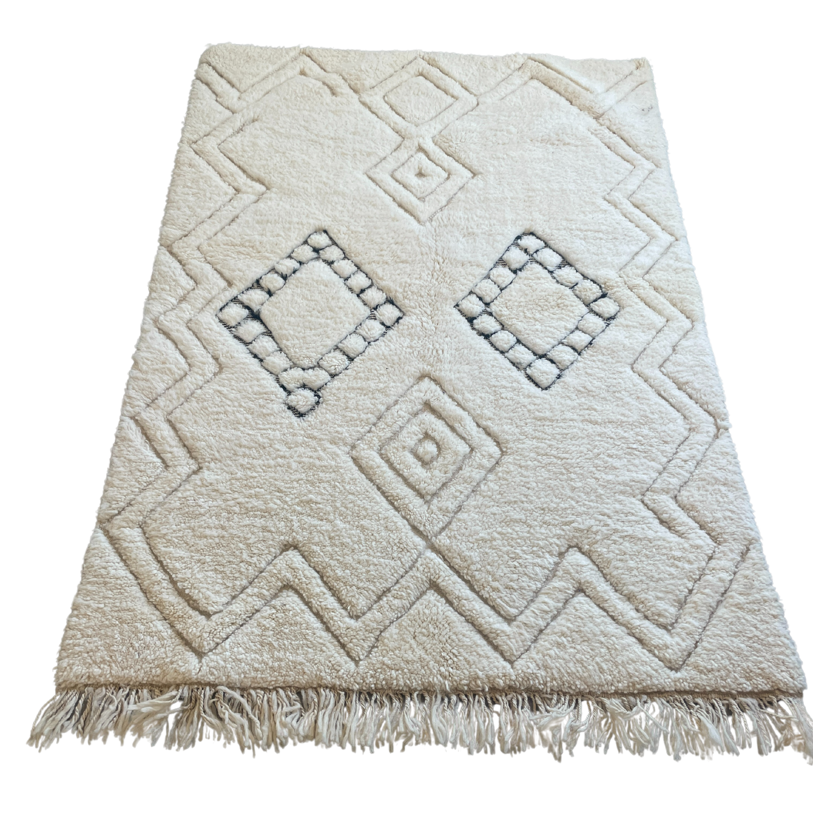 Beni Ourain tæppe - 135 x 200 cm