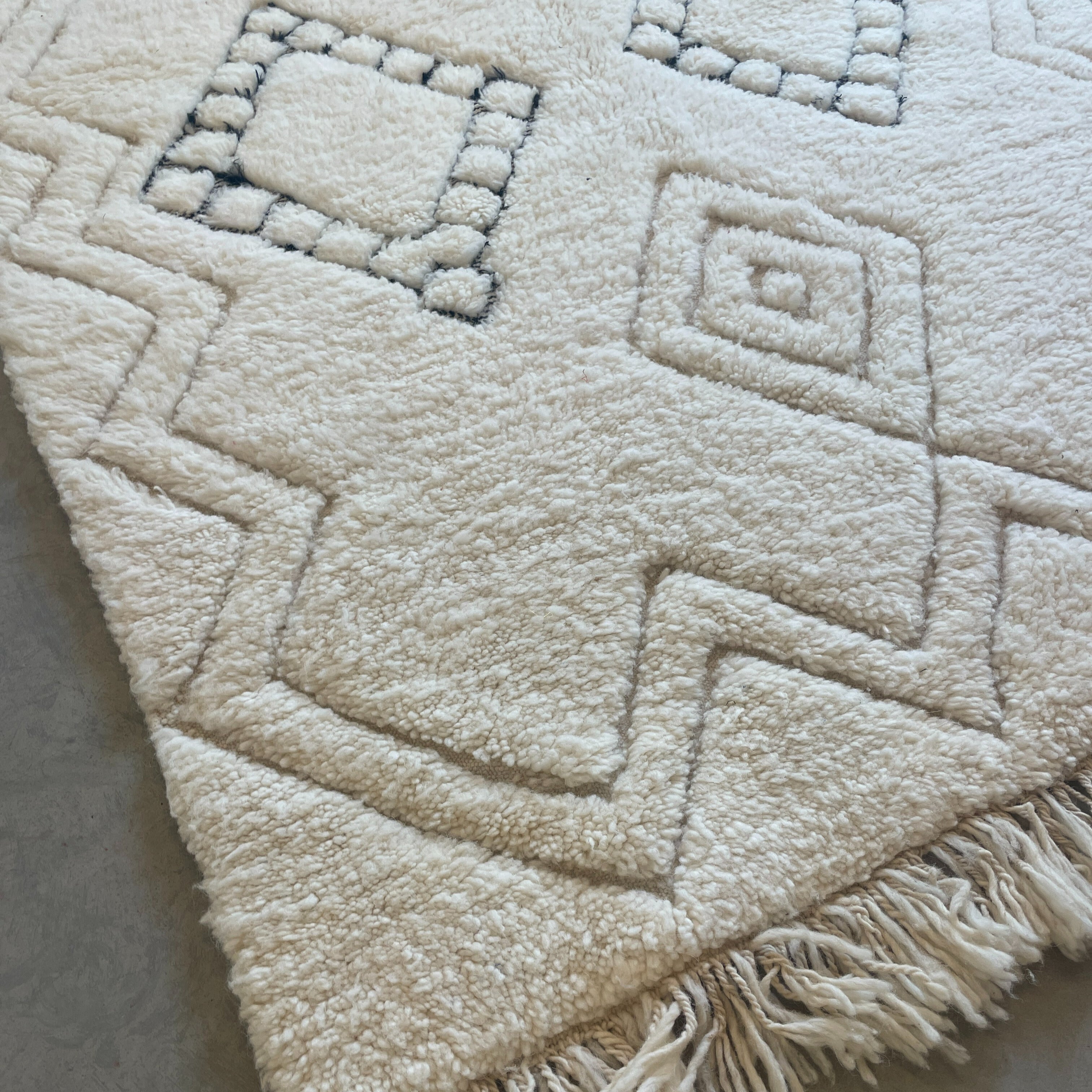 Beni Ourain tæppe - 135 x 200 cm