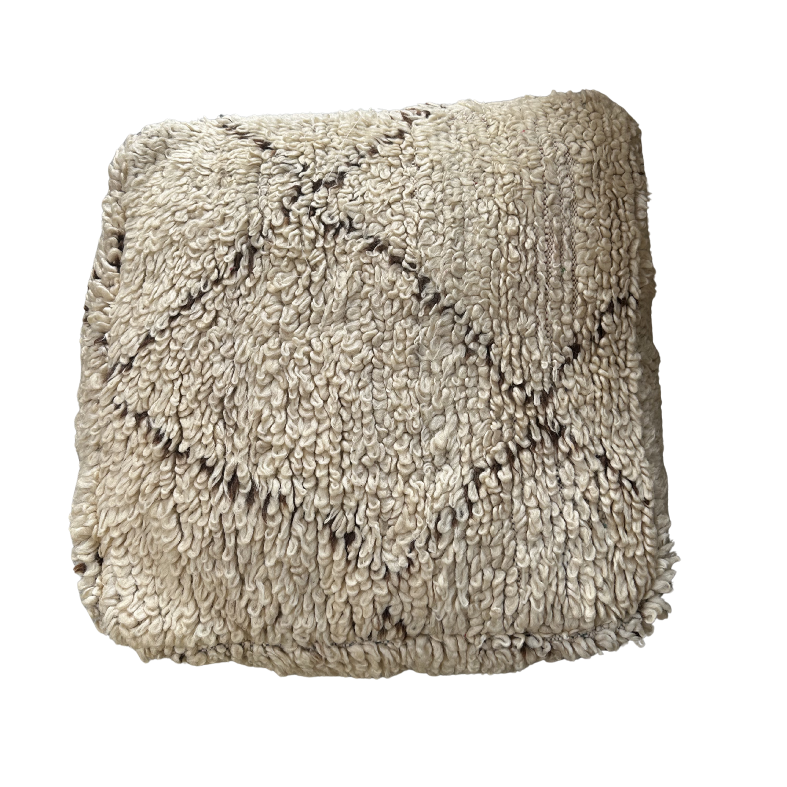 Vintage pouf - Beni Mguild - size 60x60x20 cm.