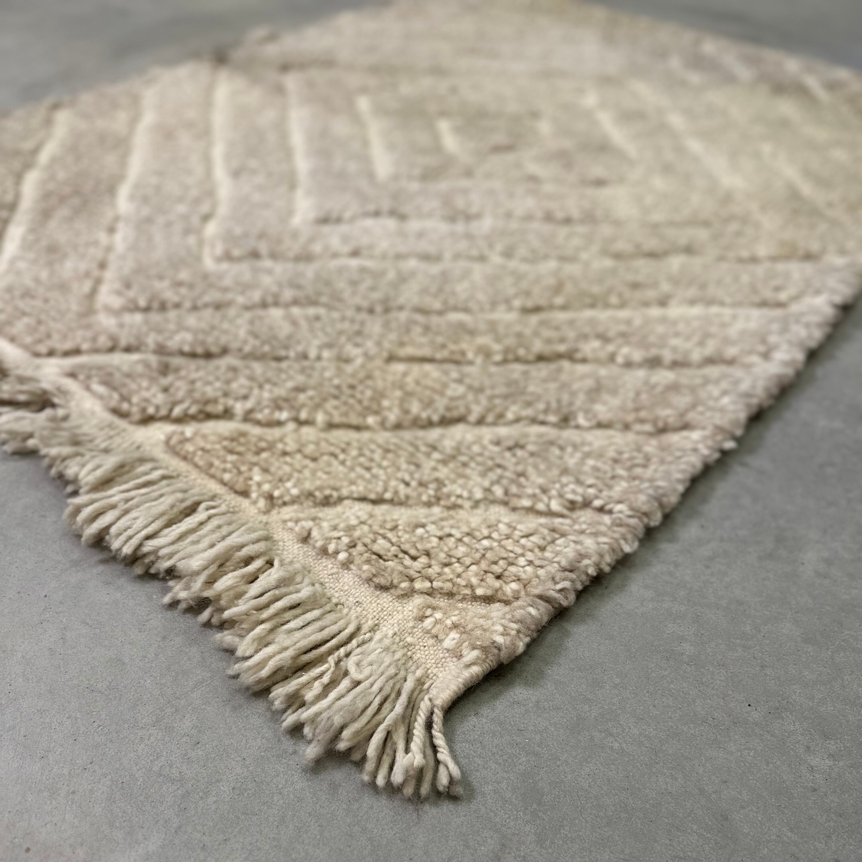 Beni Ourain tæppe - 98 x 140 cm.