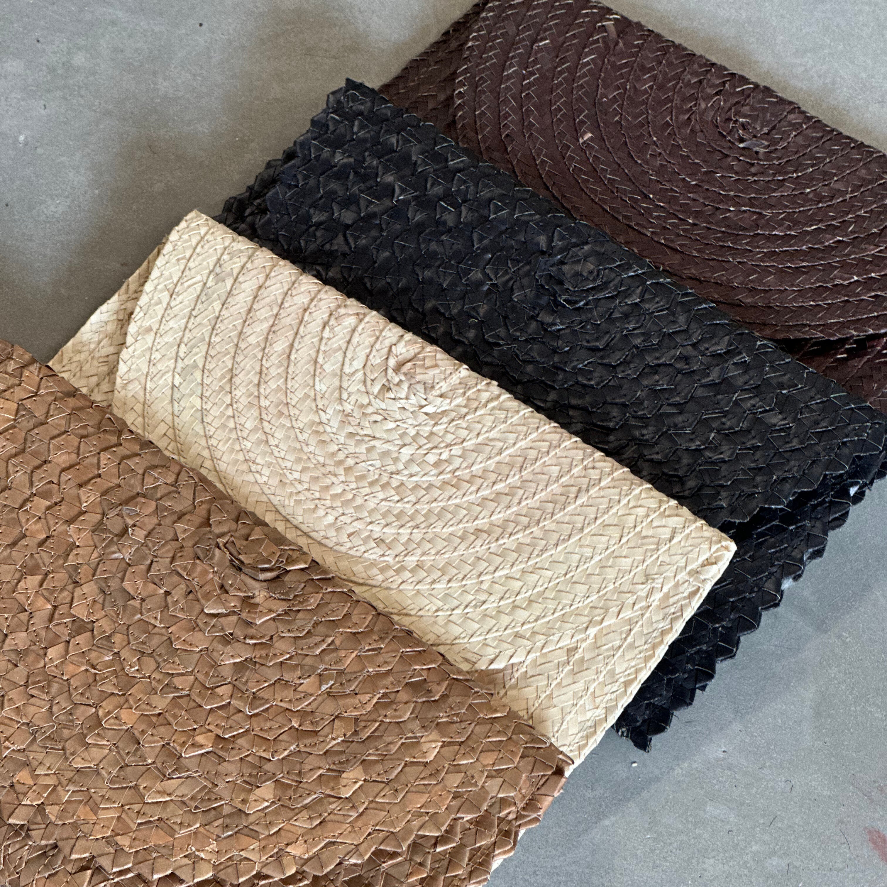 Clutch i palmeblade - natur