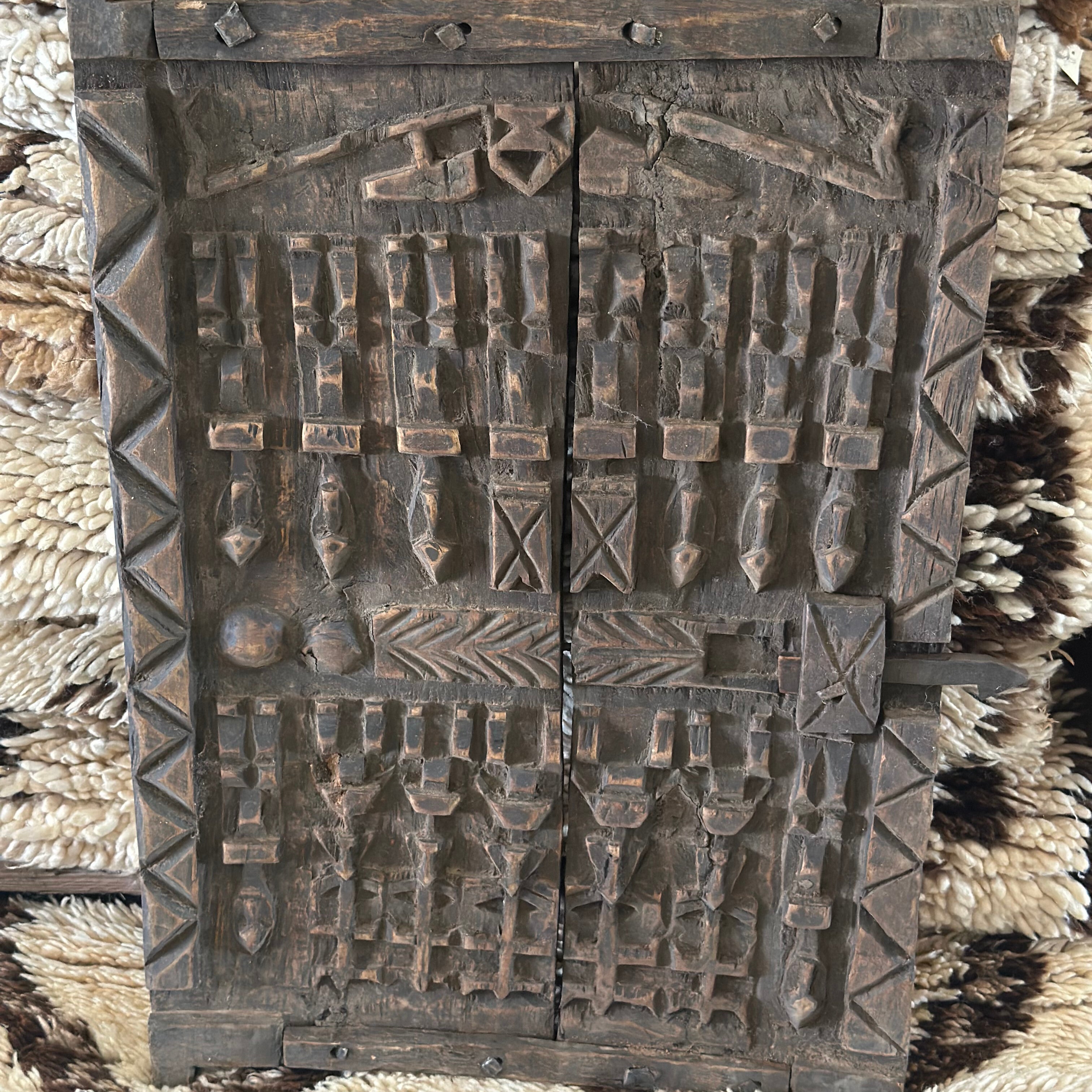 Vintage Mali dør - størrelse 42x59 cm.