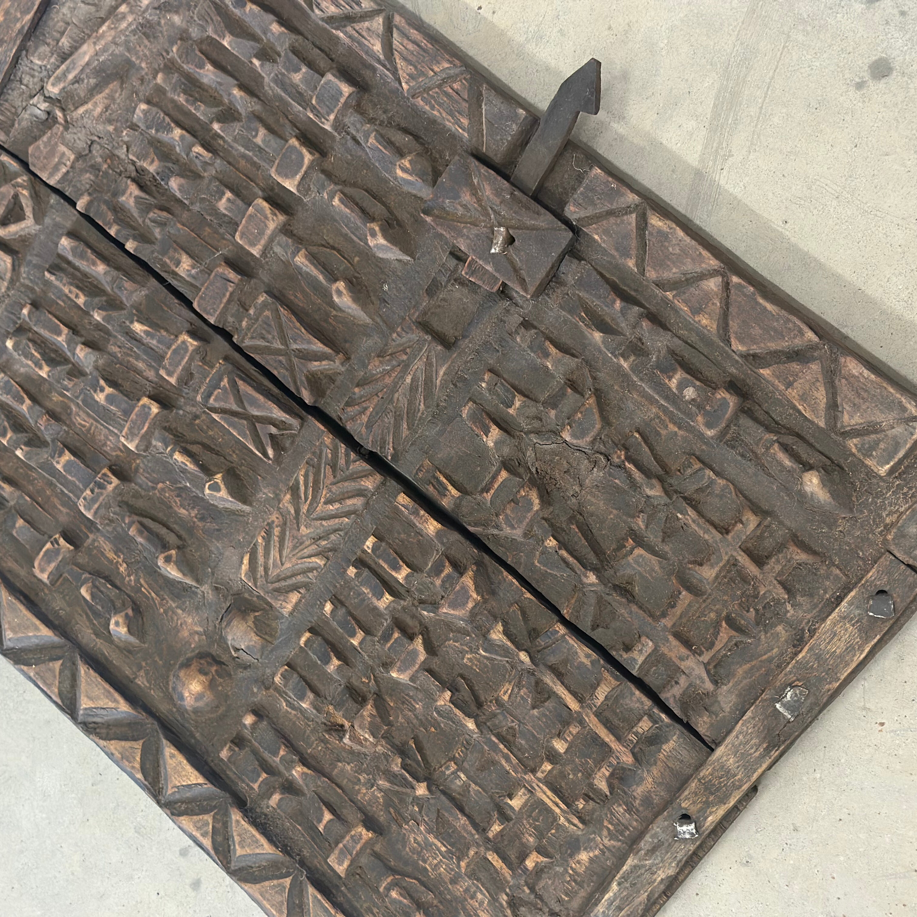 Vintage Mali dør - størrelse 42x59 cm.