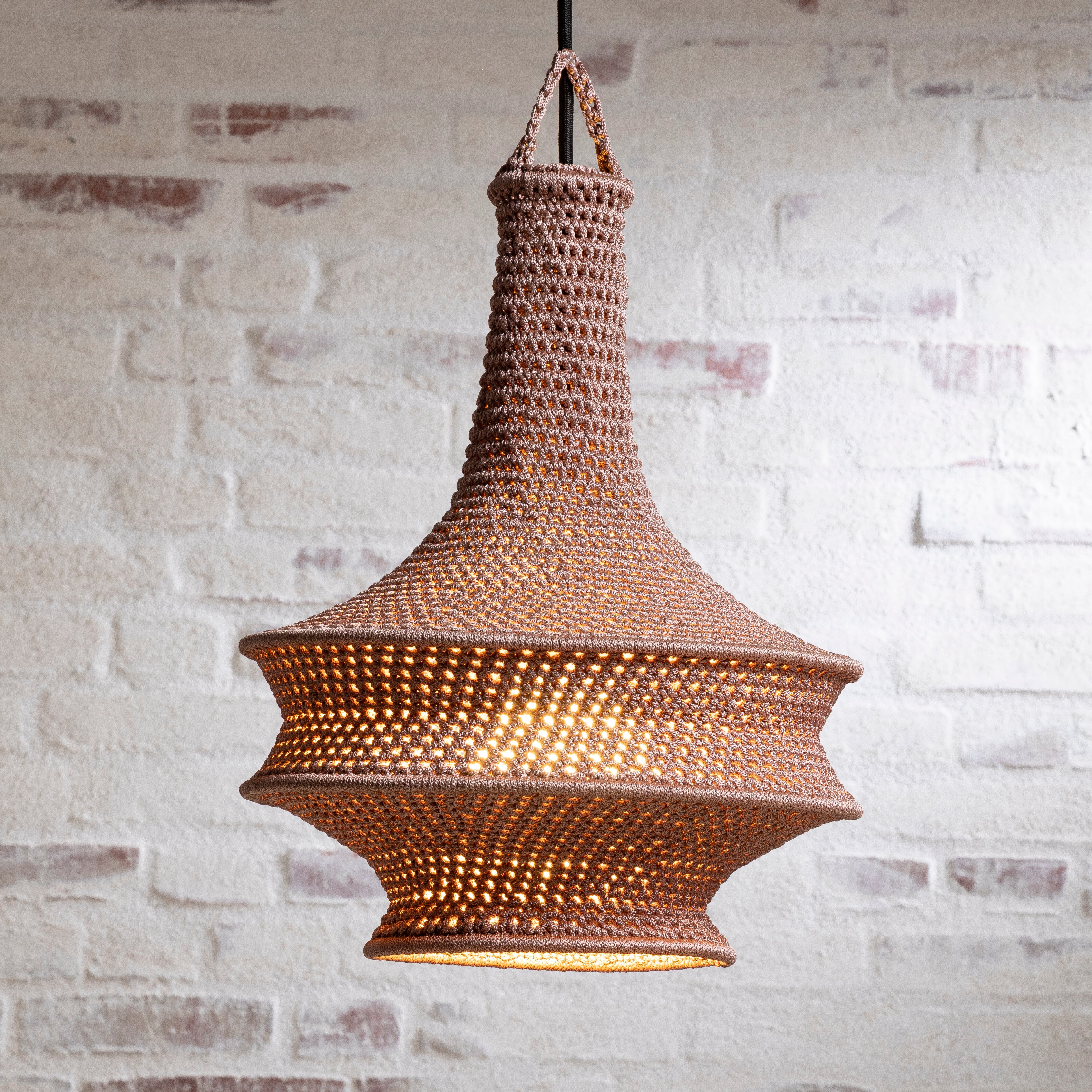 Lampeskjerm - heklet