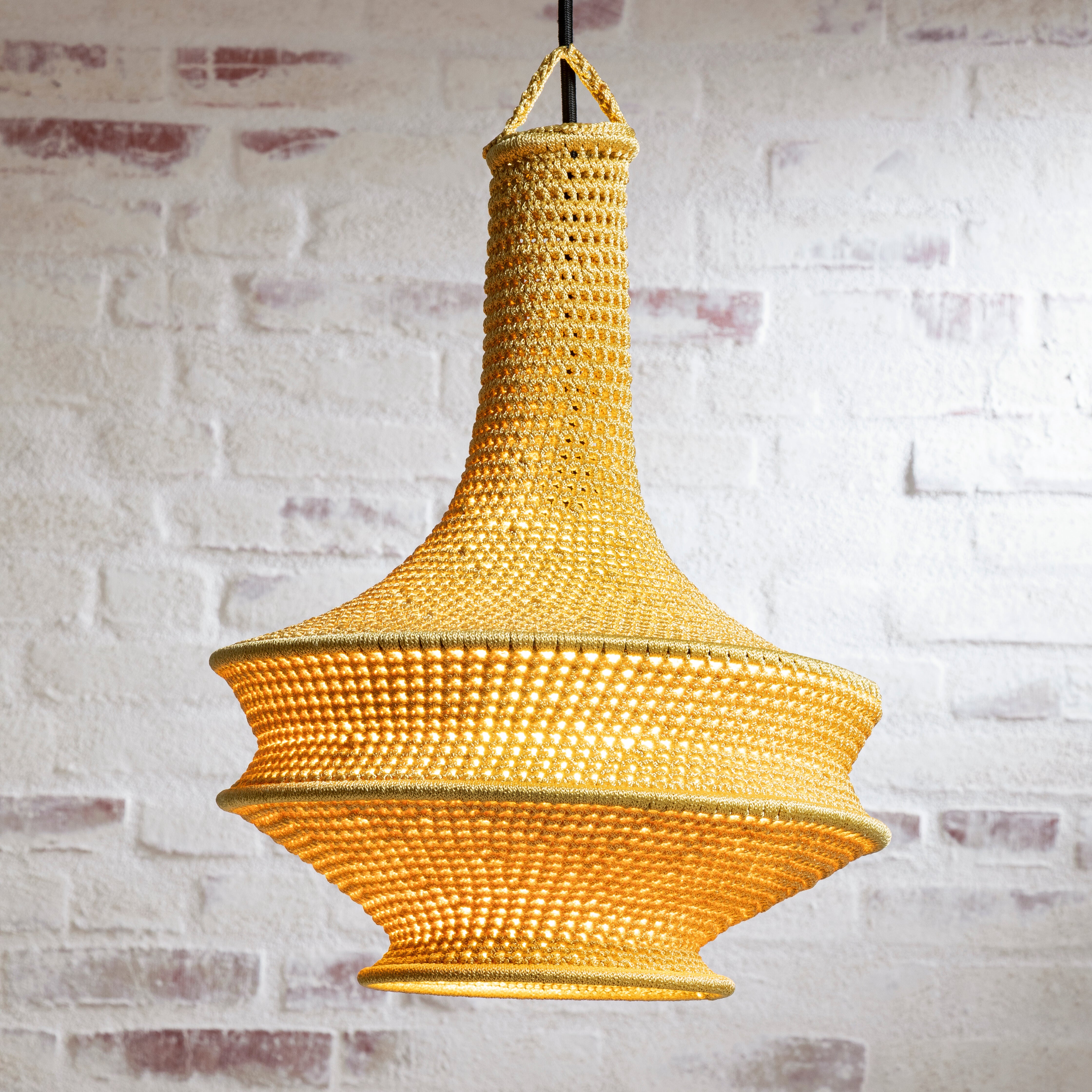 Lampeskjerm - heklet