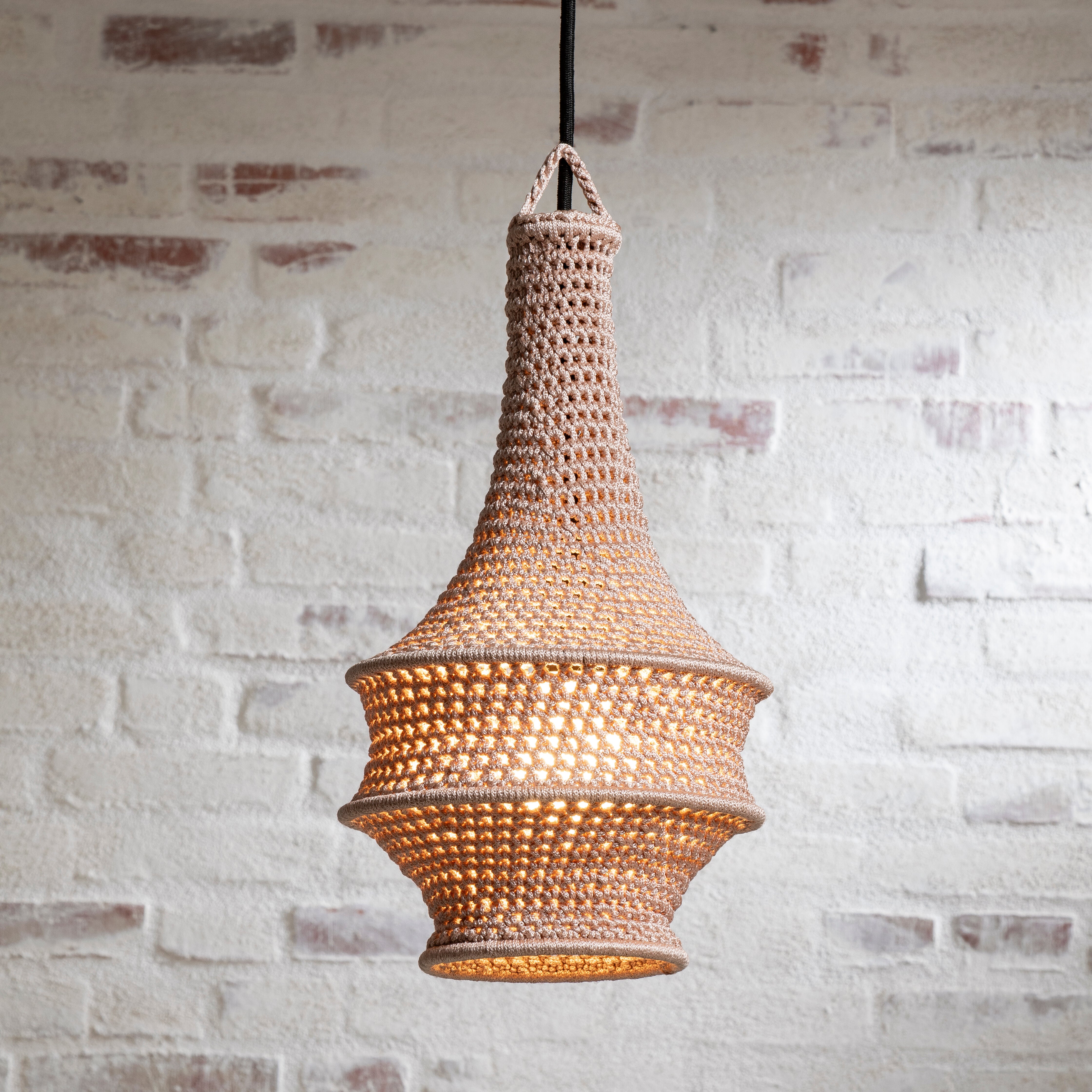 Lampeskjerm - heklet