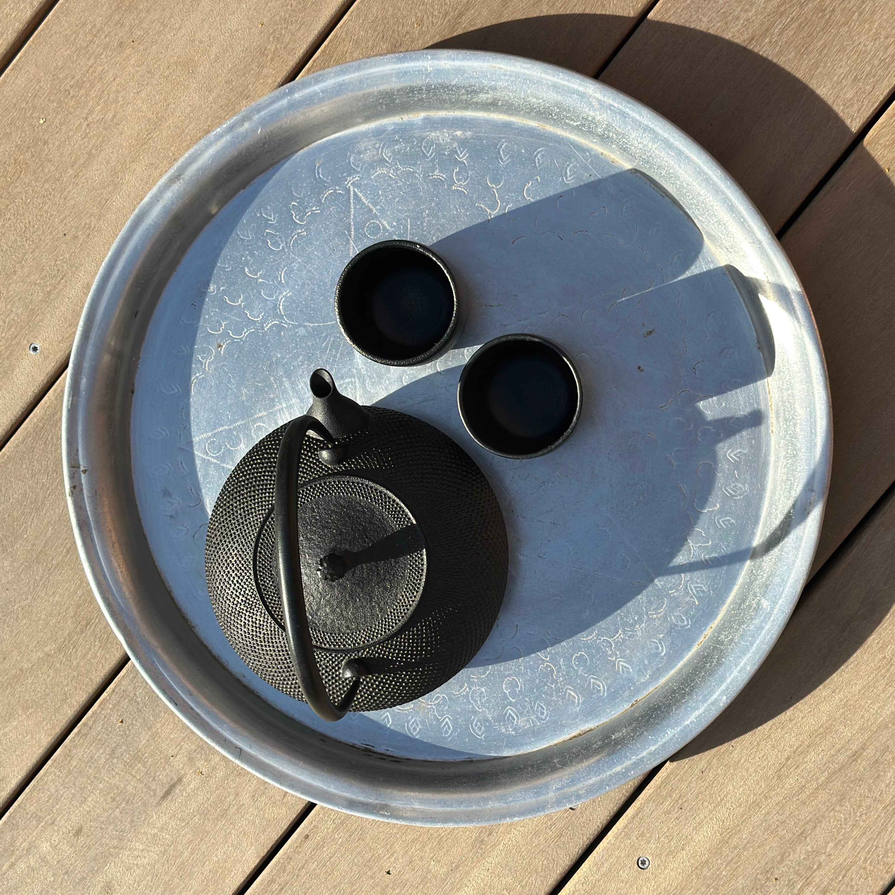 Marokkansk vintagebrett - 47 cm.