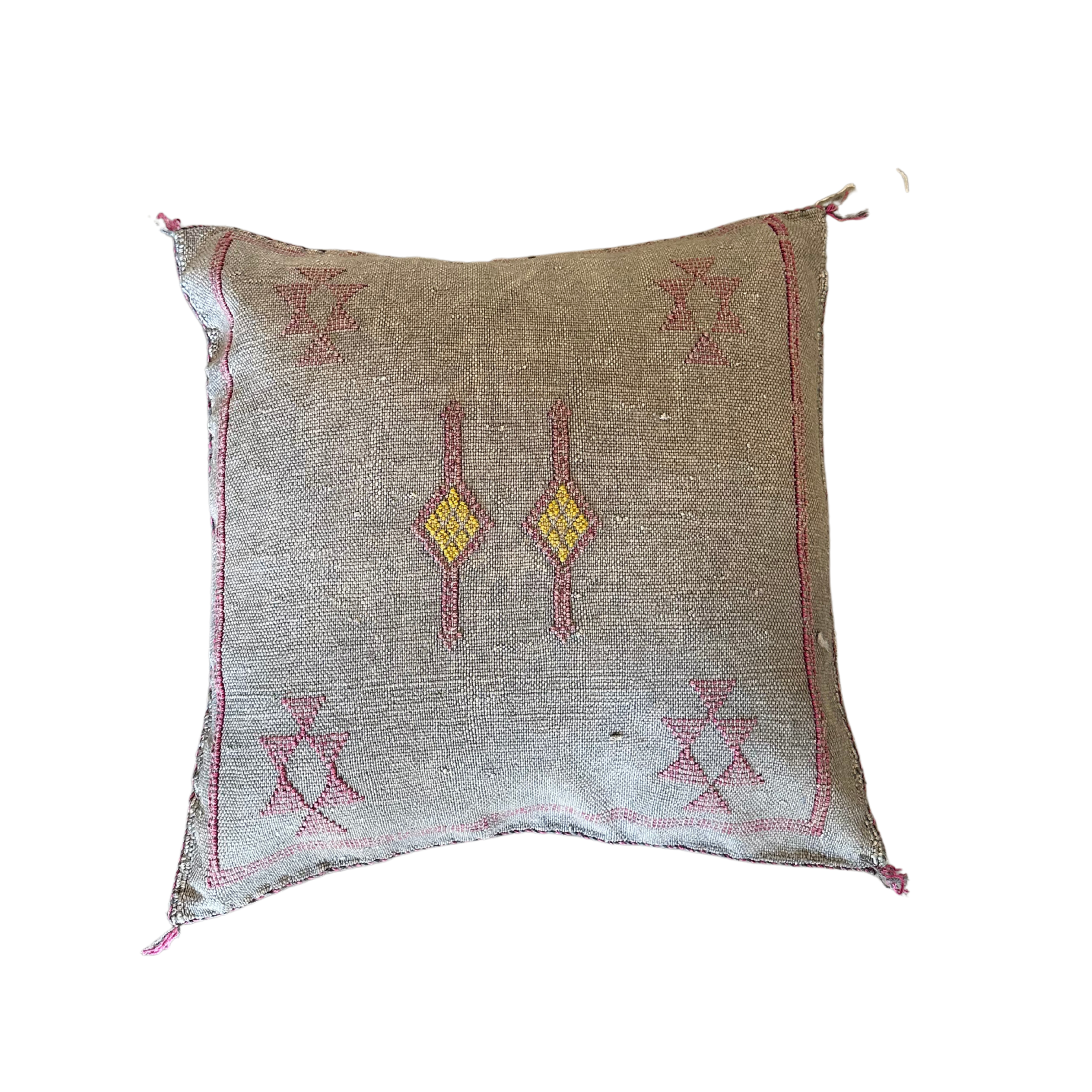 Putetrekk i kaktussilke - størrelse 45 x 45 cm.