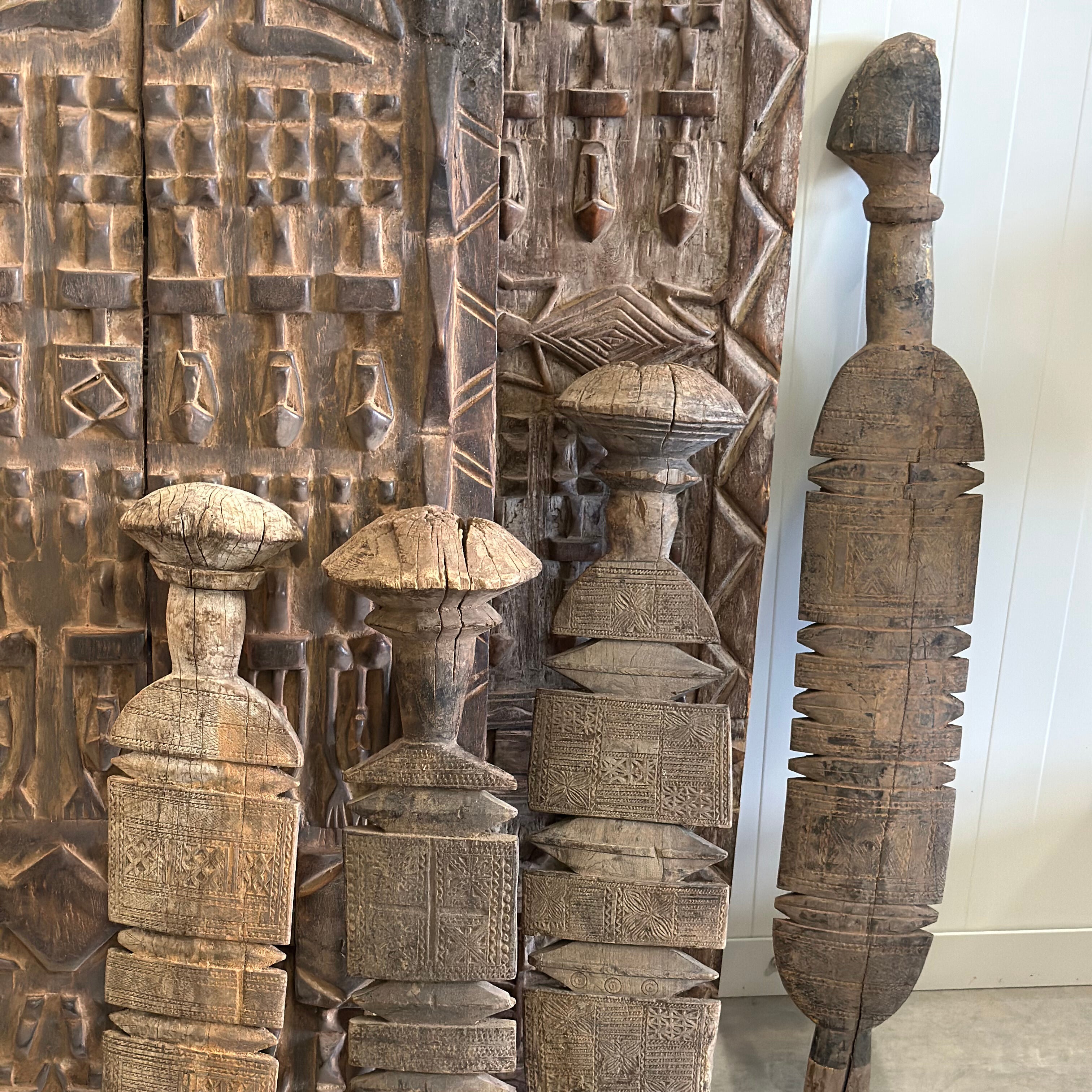 Vintage berber teltpinne - 18x86 cm.