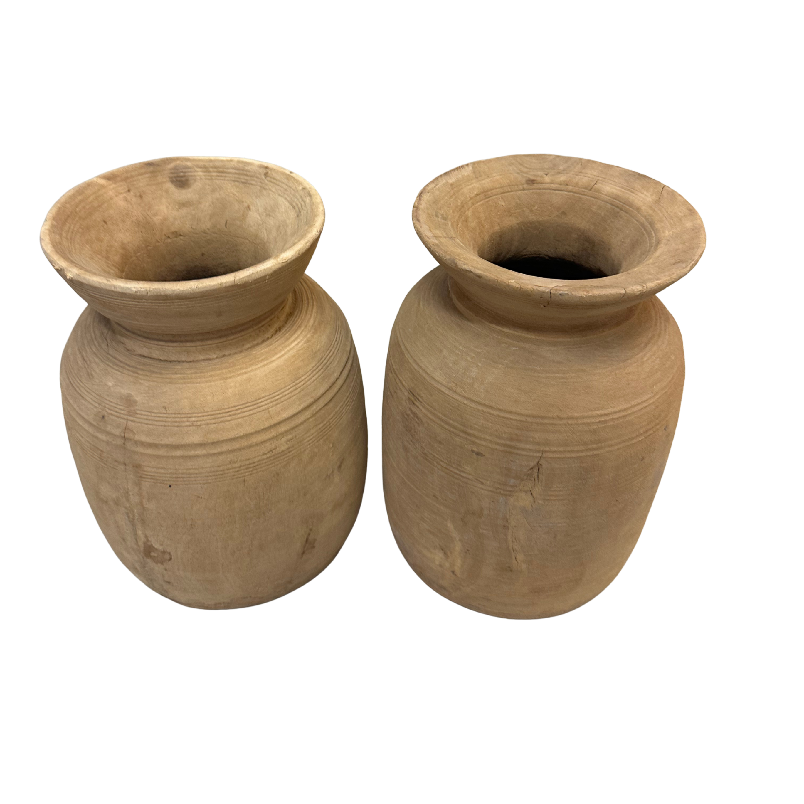 Vintage nepali krukker - størrelse M (ca. 22-25 cm. i højden og 15-20 cm. i diameter)