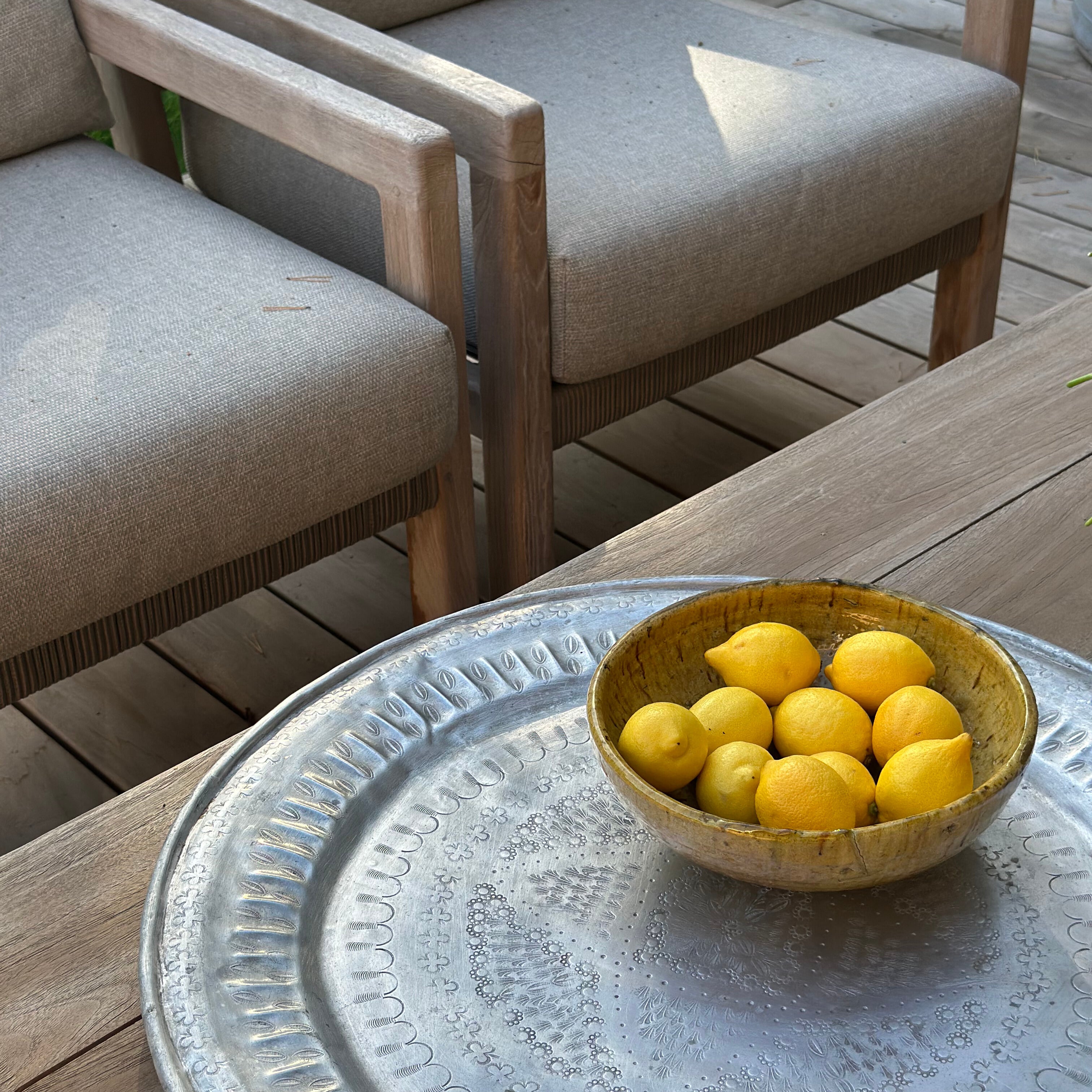 Marokkansk vintage bakke - 67 cm.