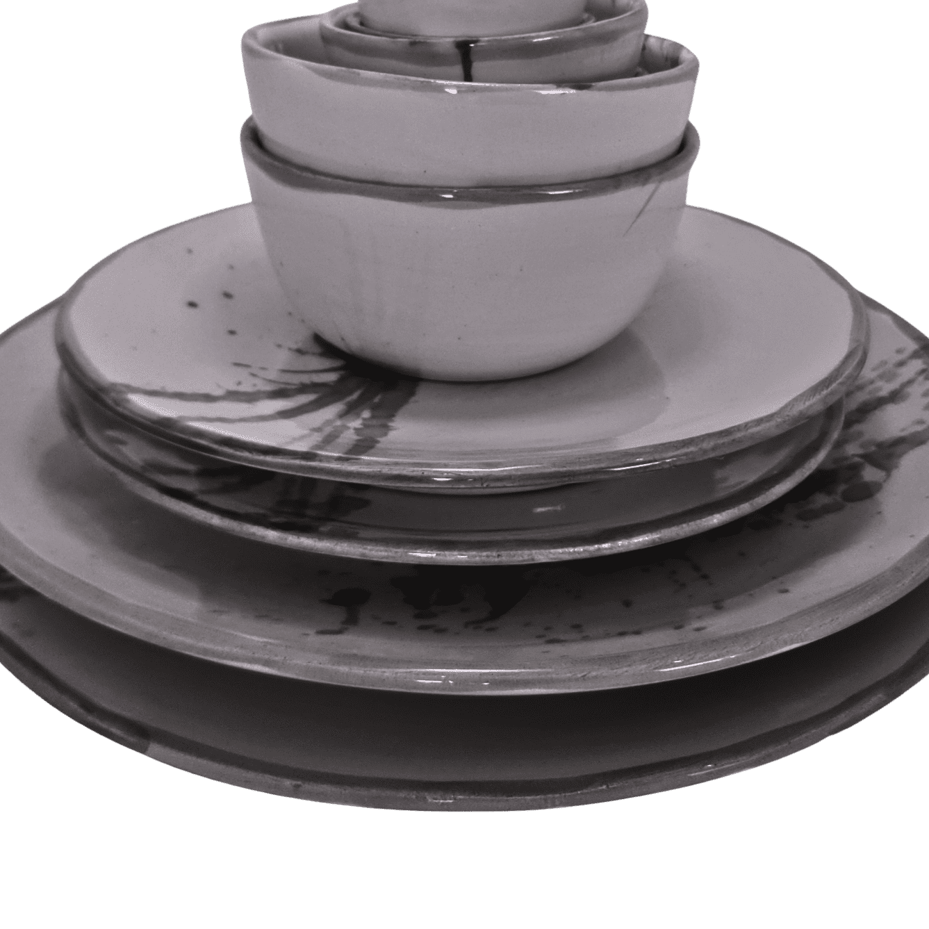 SPLASH keramisk plate - kveld