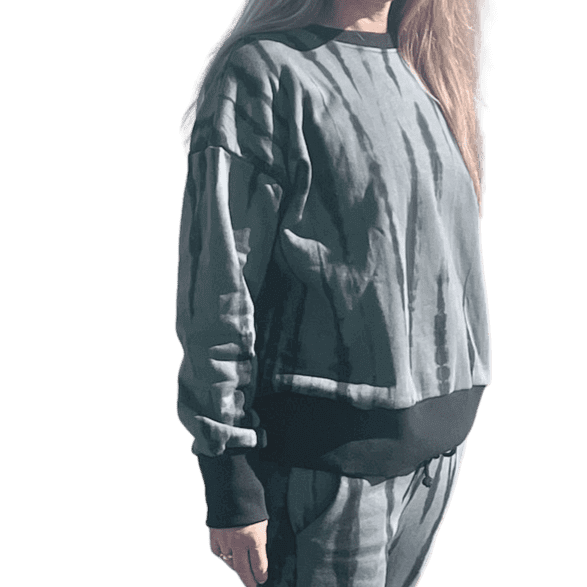 Loungewear - heavy tie dye blouse in bamboo/cotton