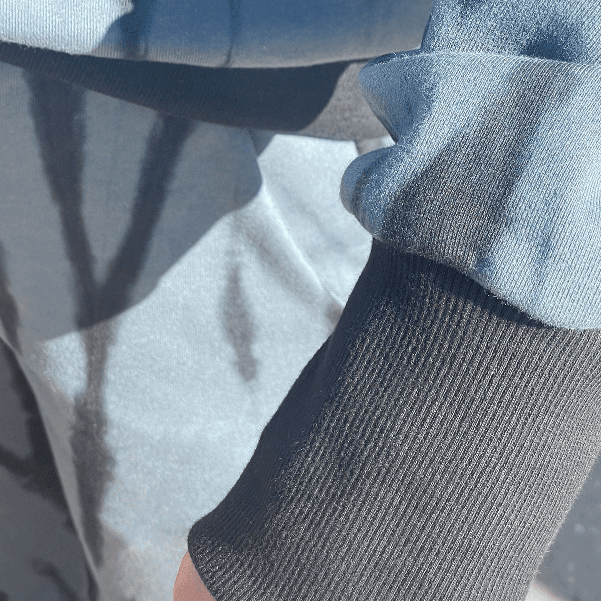 Loungewear - heavy tie dye blouse in bamboo/cotton