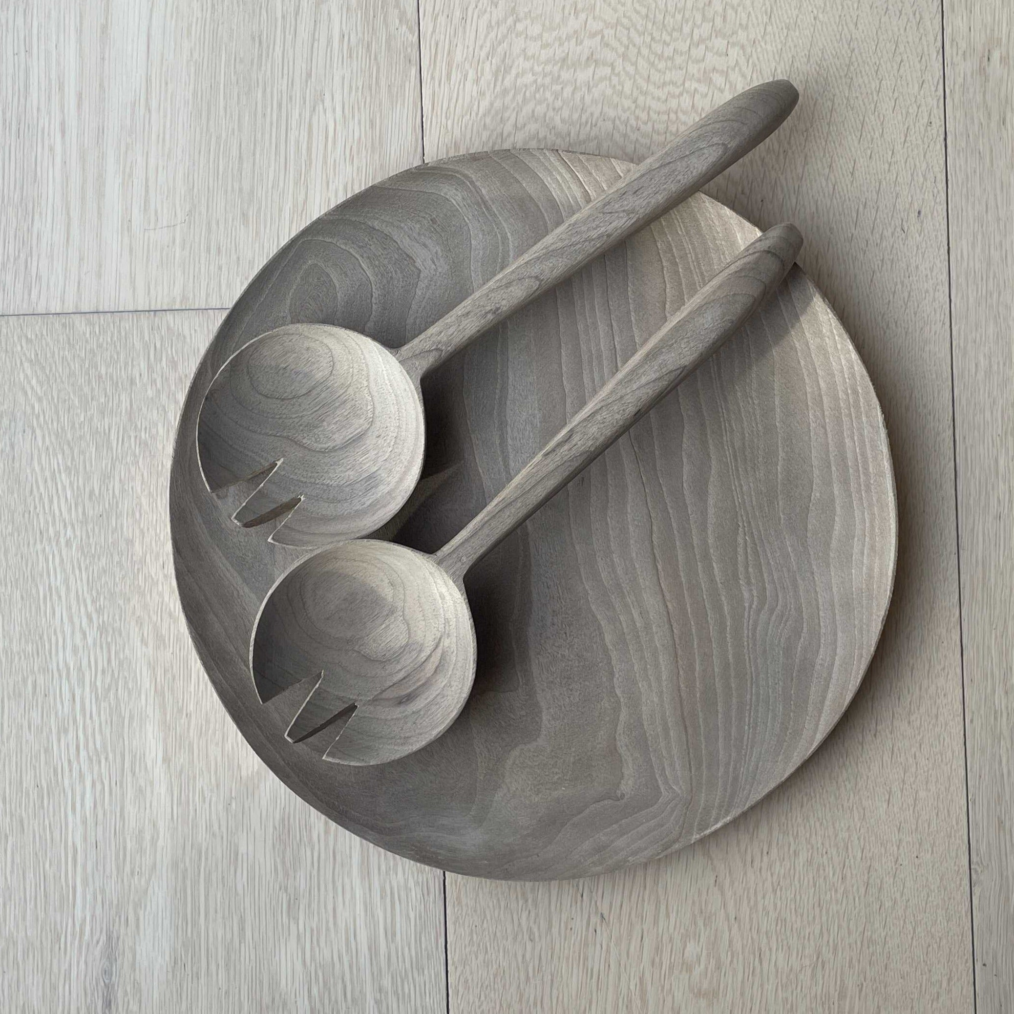 Salatbestik - valnøddetræ