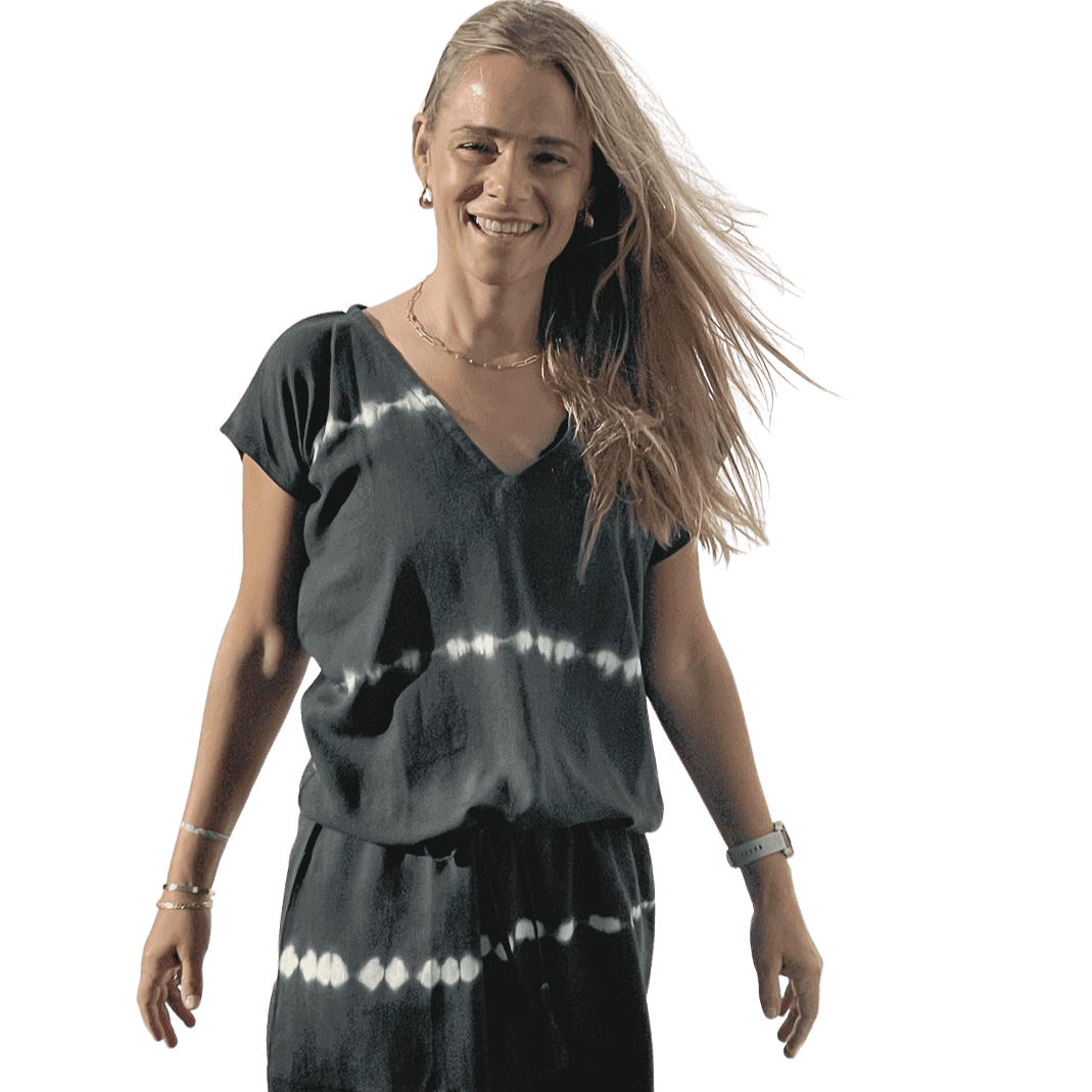 Kort kjole i modal med bindebælte