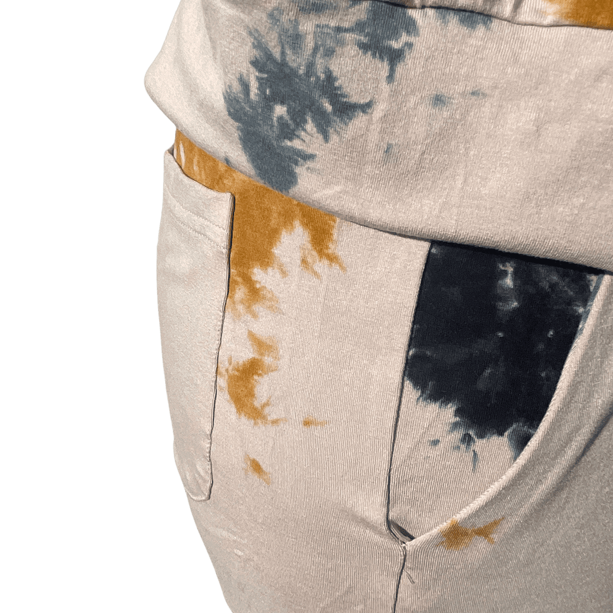 Loungewear - Tie Dye bukser i bambus/elastan
