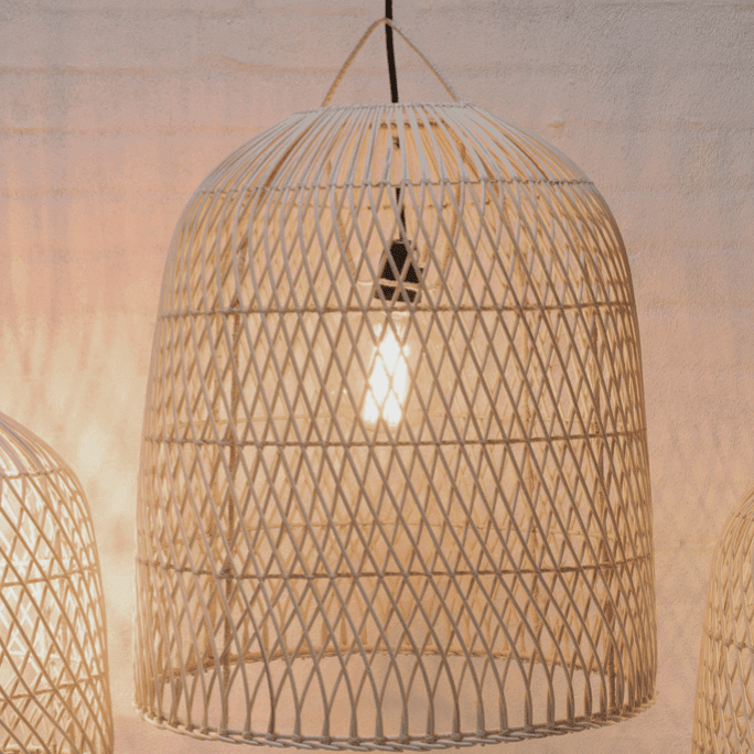 Lampeskjerm i rotting - stor