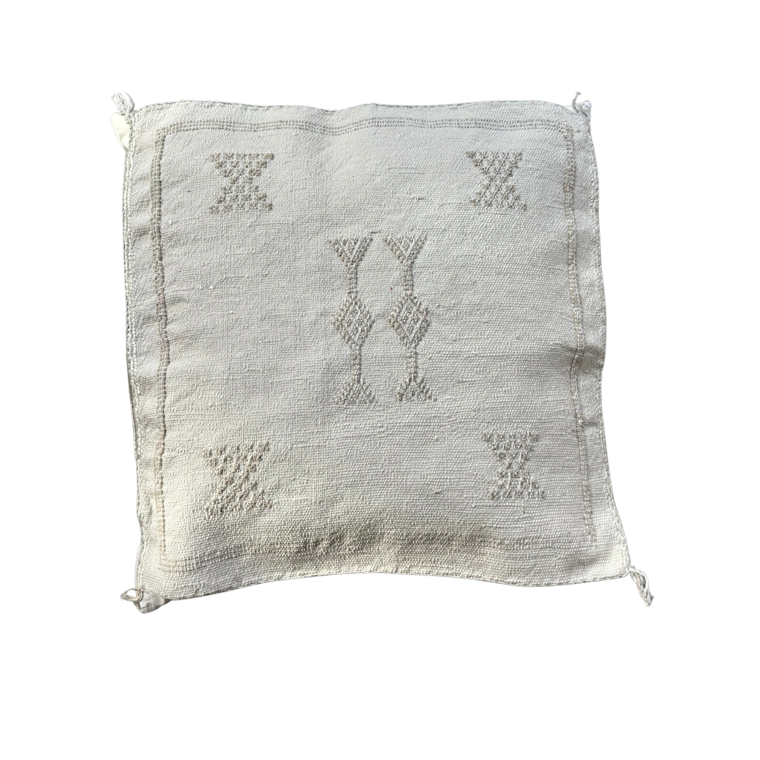 Putetrekk i kaktussilke - størrelse 45 x 45 cm.