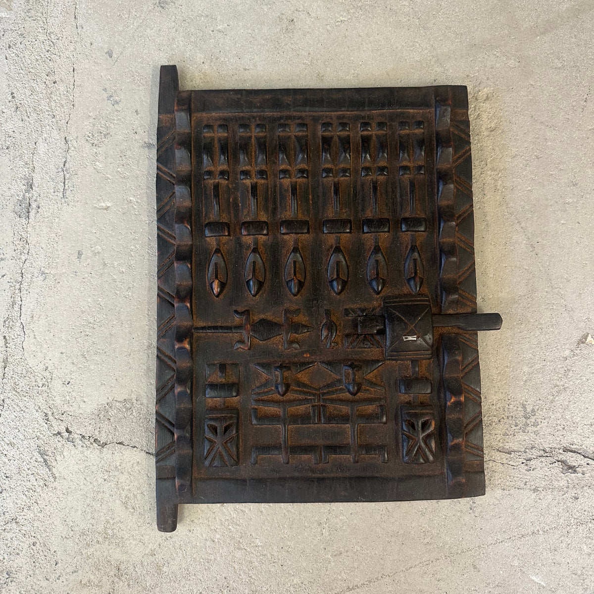 Vintage Mali dør - størrelse ca. 25 x 32 cm.