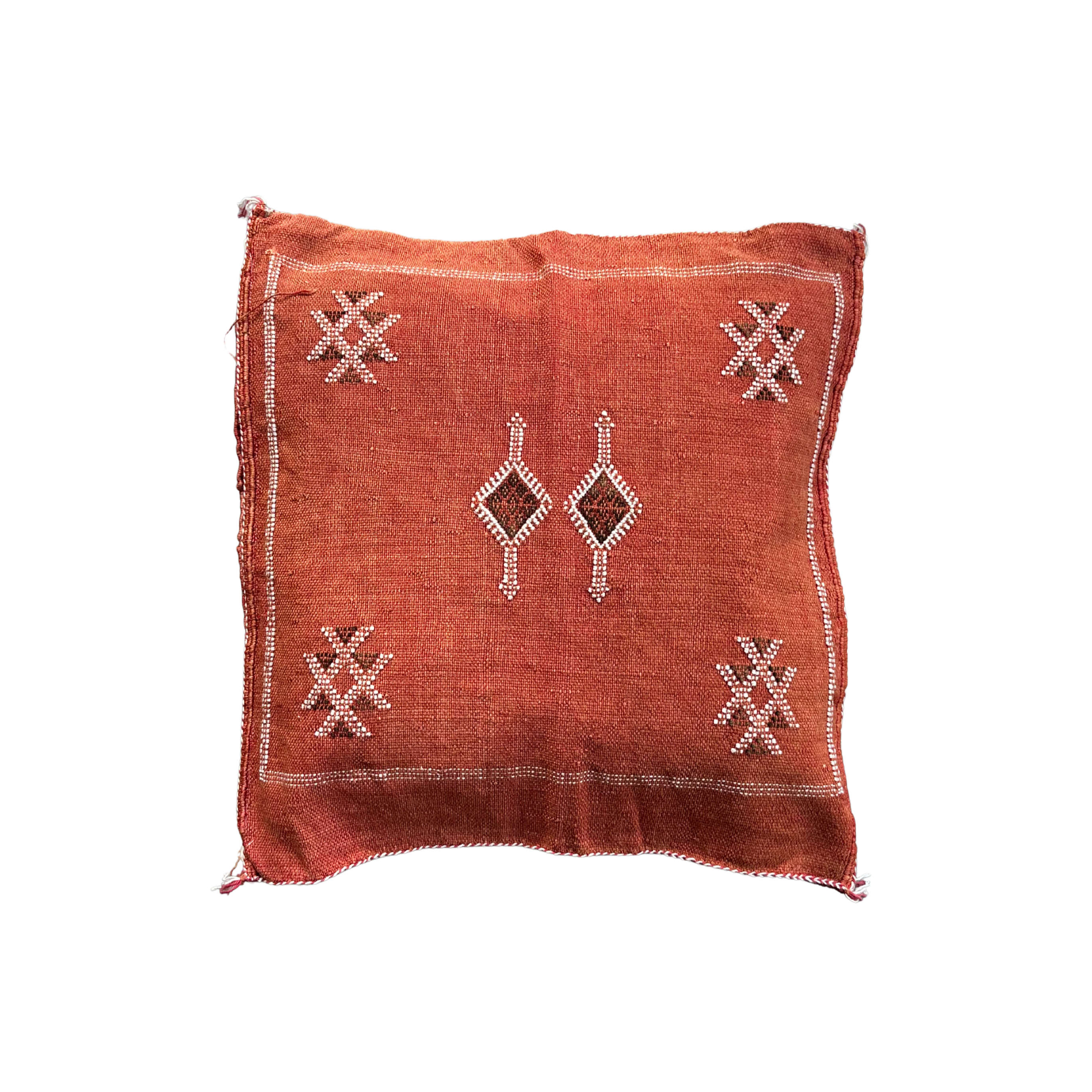 Putetrekk i kaktussilke - størrelse 45 x 45 cm.