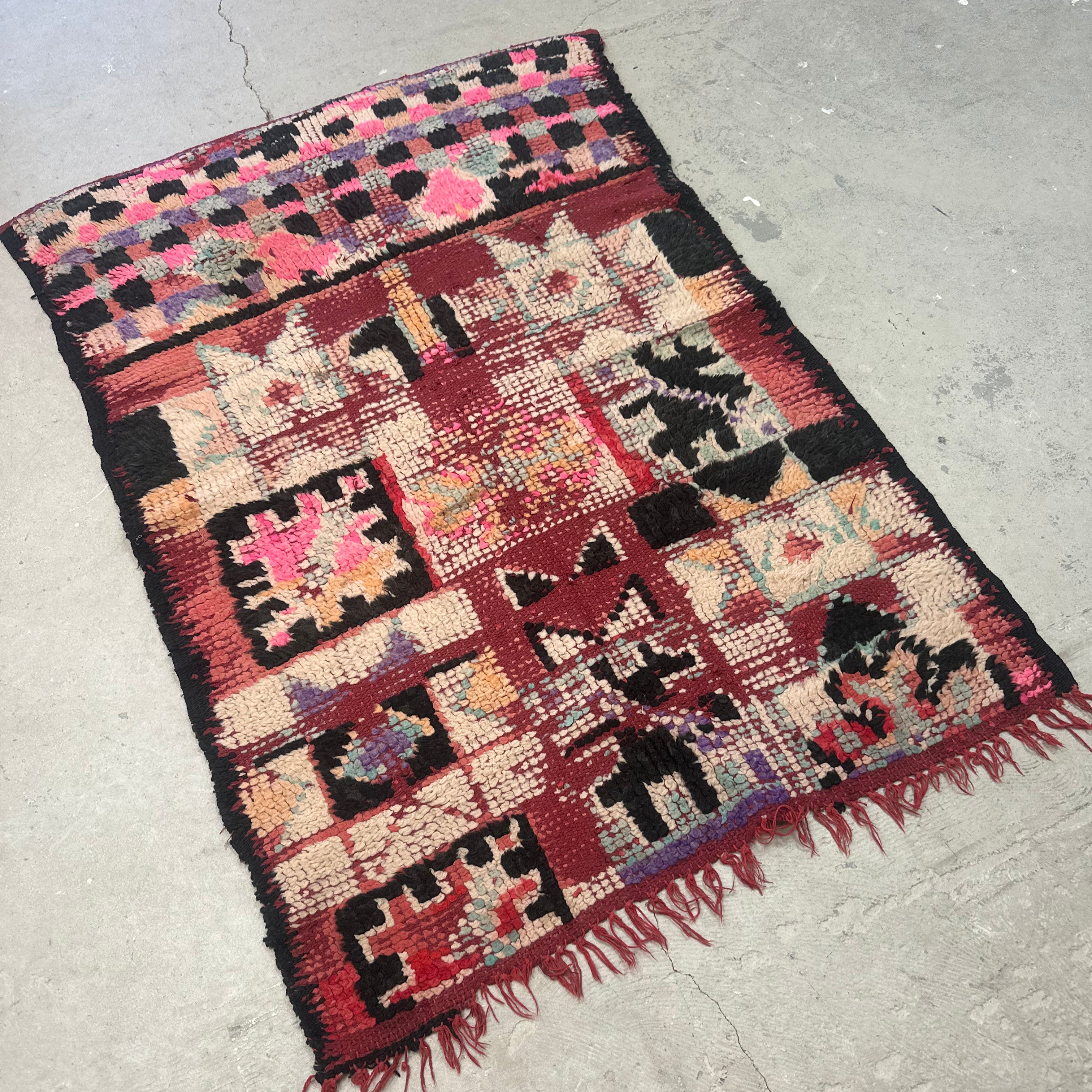 Boujaad tæppe 89x125 cm.