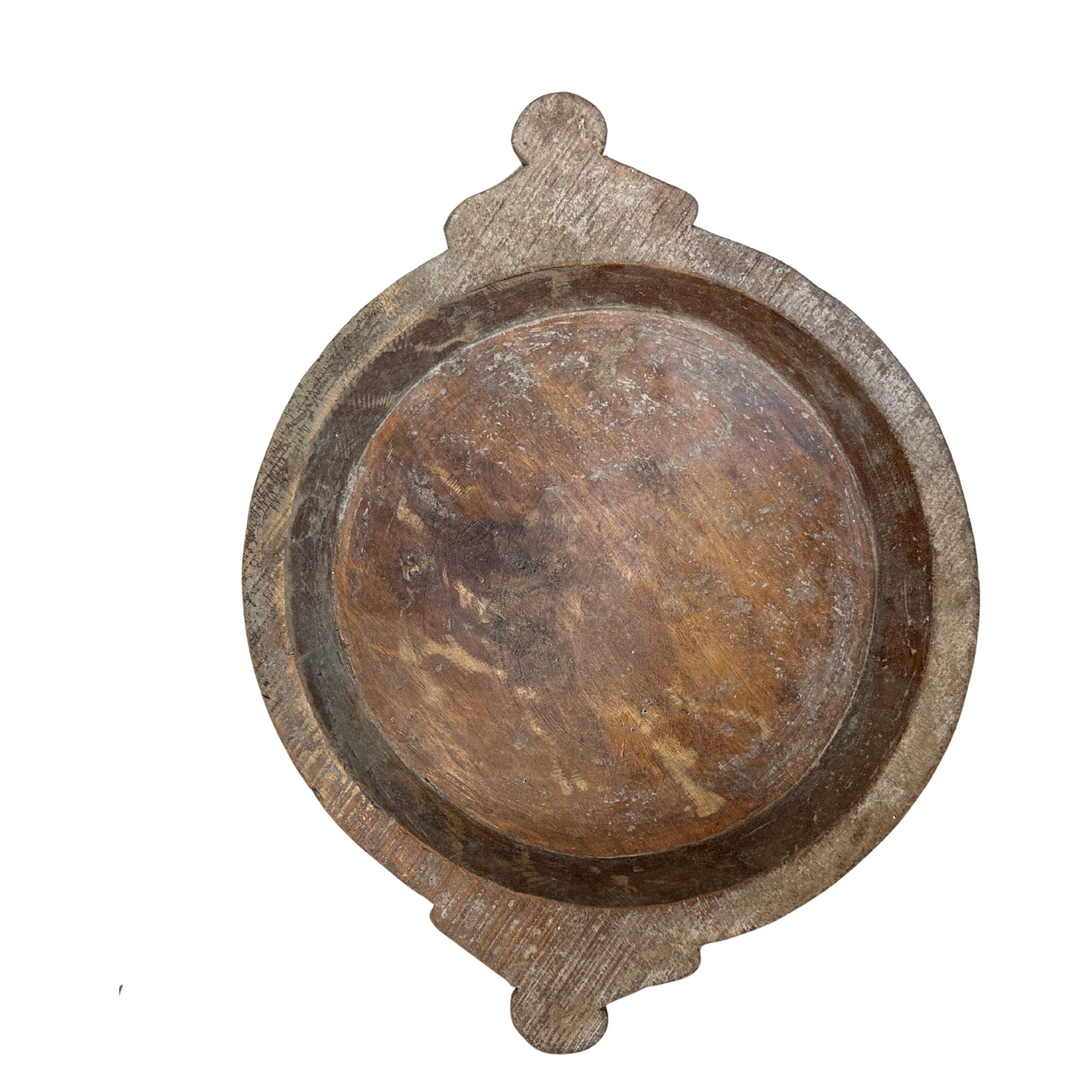 Vintage fad med hank i træ