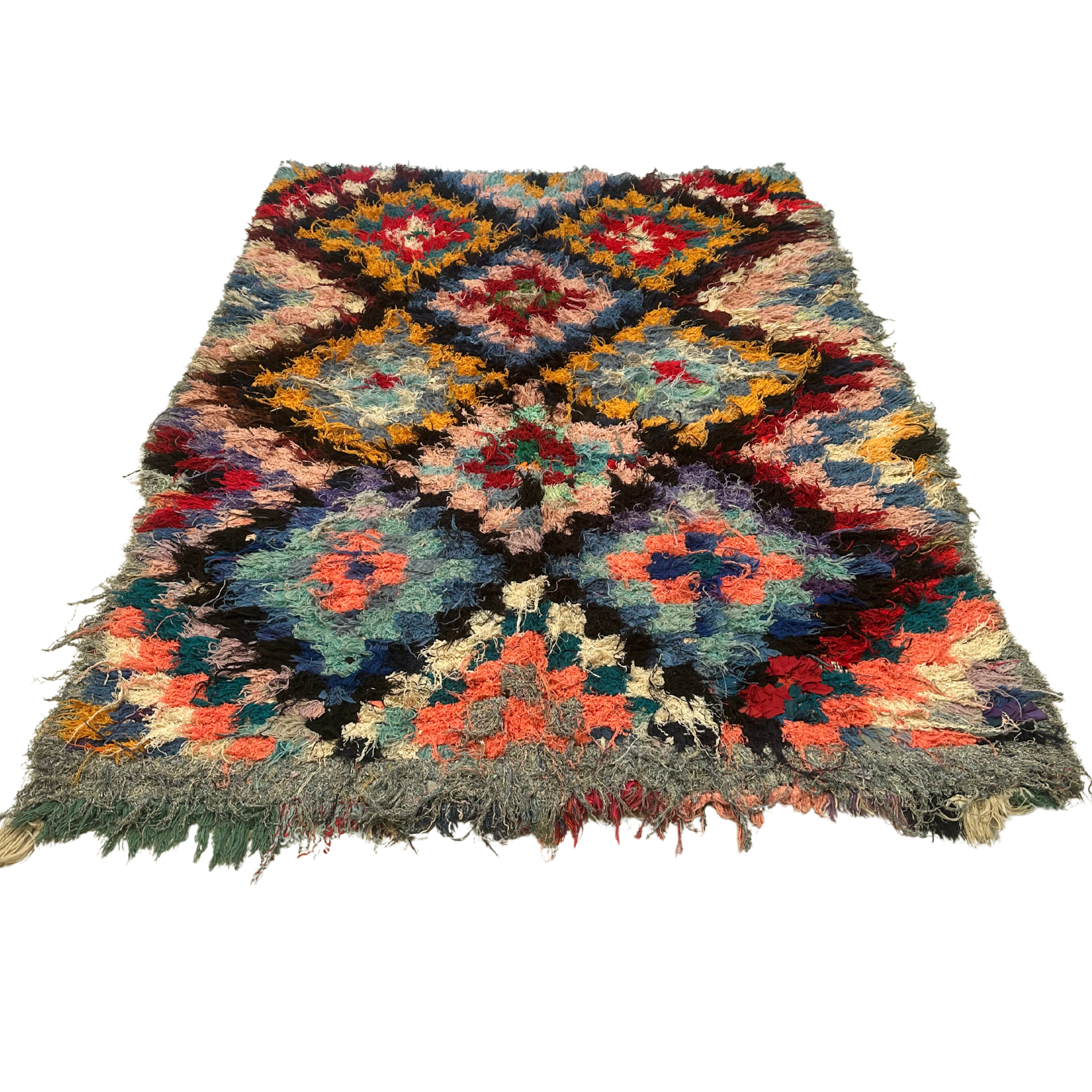 Boucherouite løber størrelse 124x196 cm.