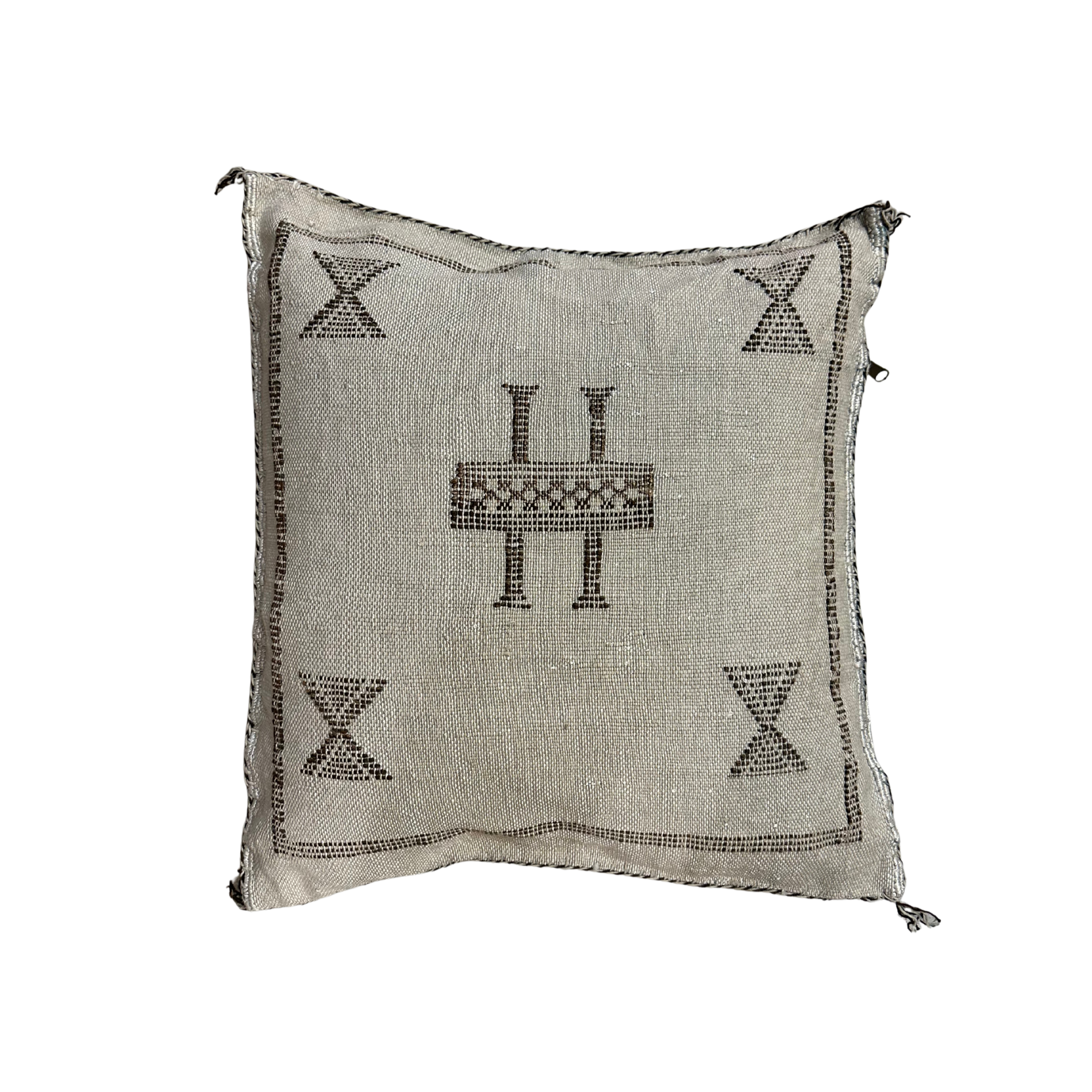 Pudebetræk i kaktussilke - størrelse ca. 45 x 45 cm.