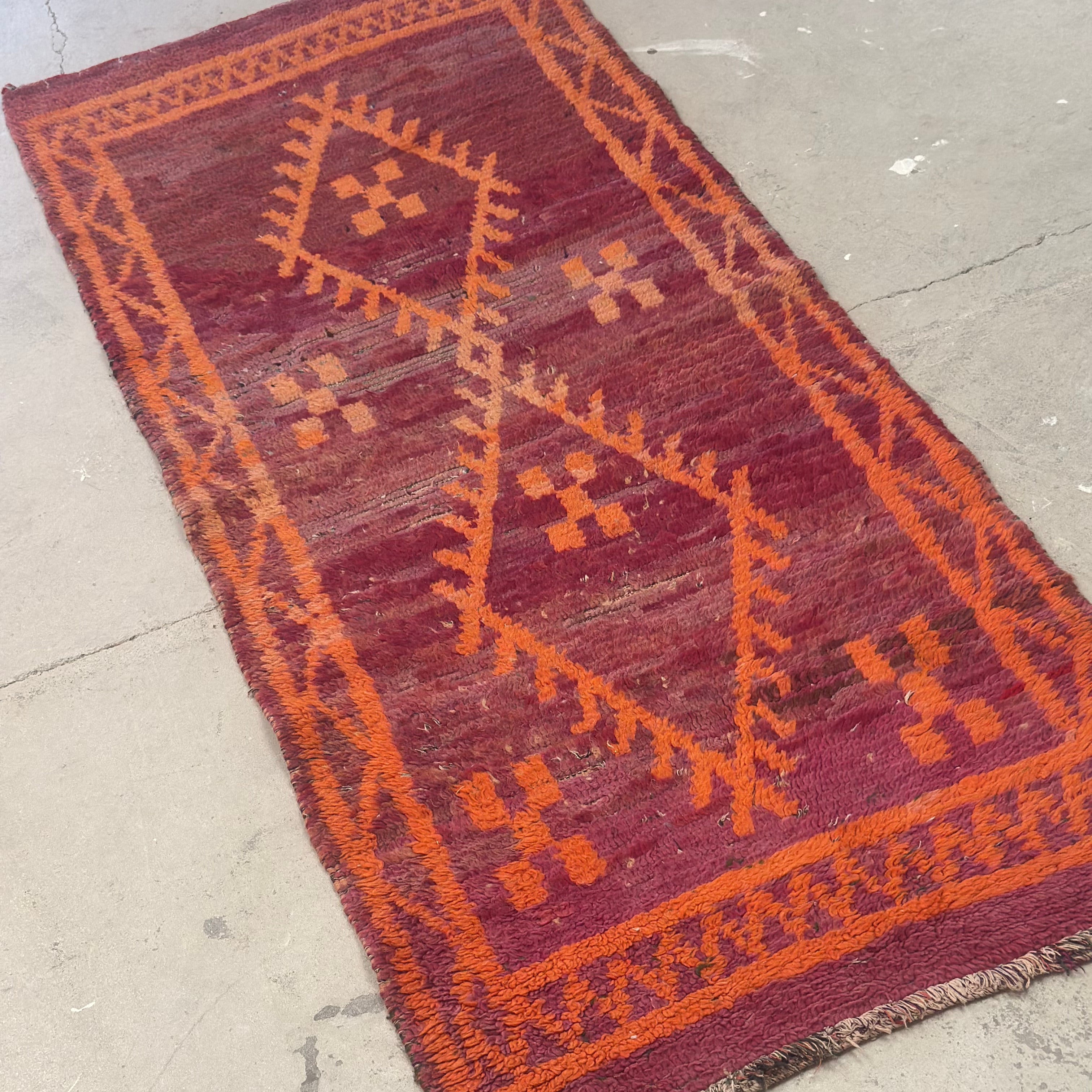 Boujaad-løper størrelse 80 x 185 cm.