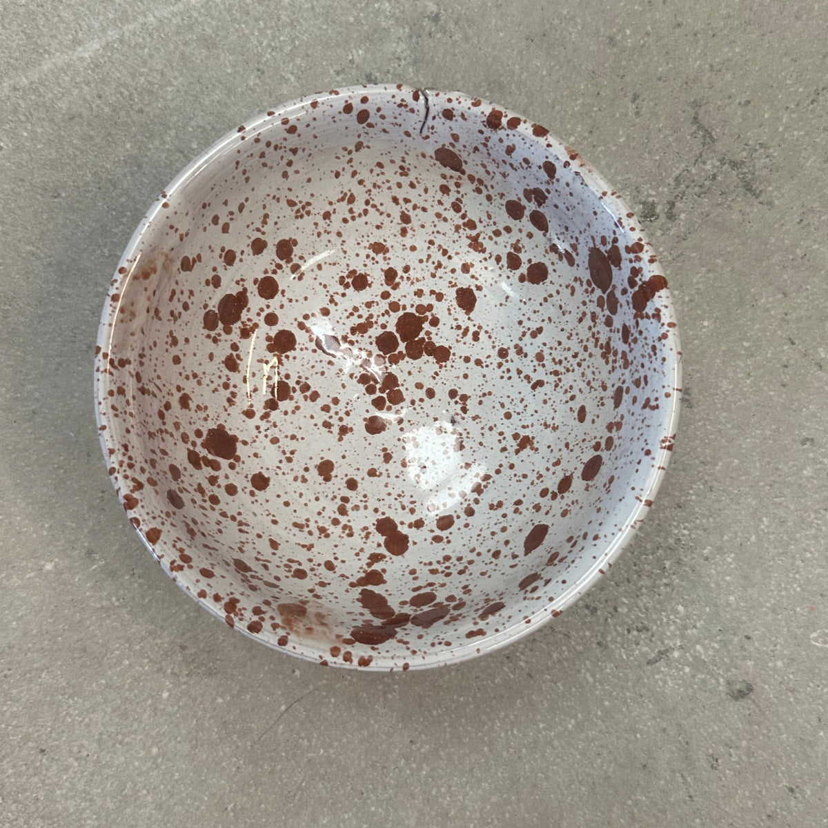 Safi skål - brun - 10 cm. D/ 6 cm. H.