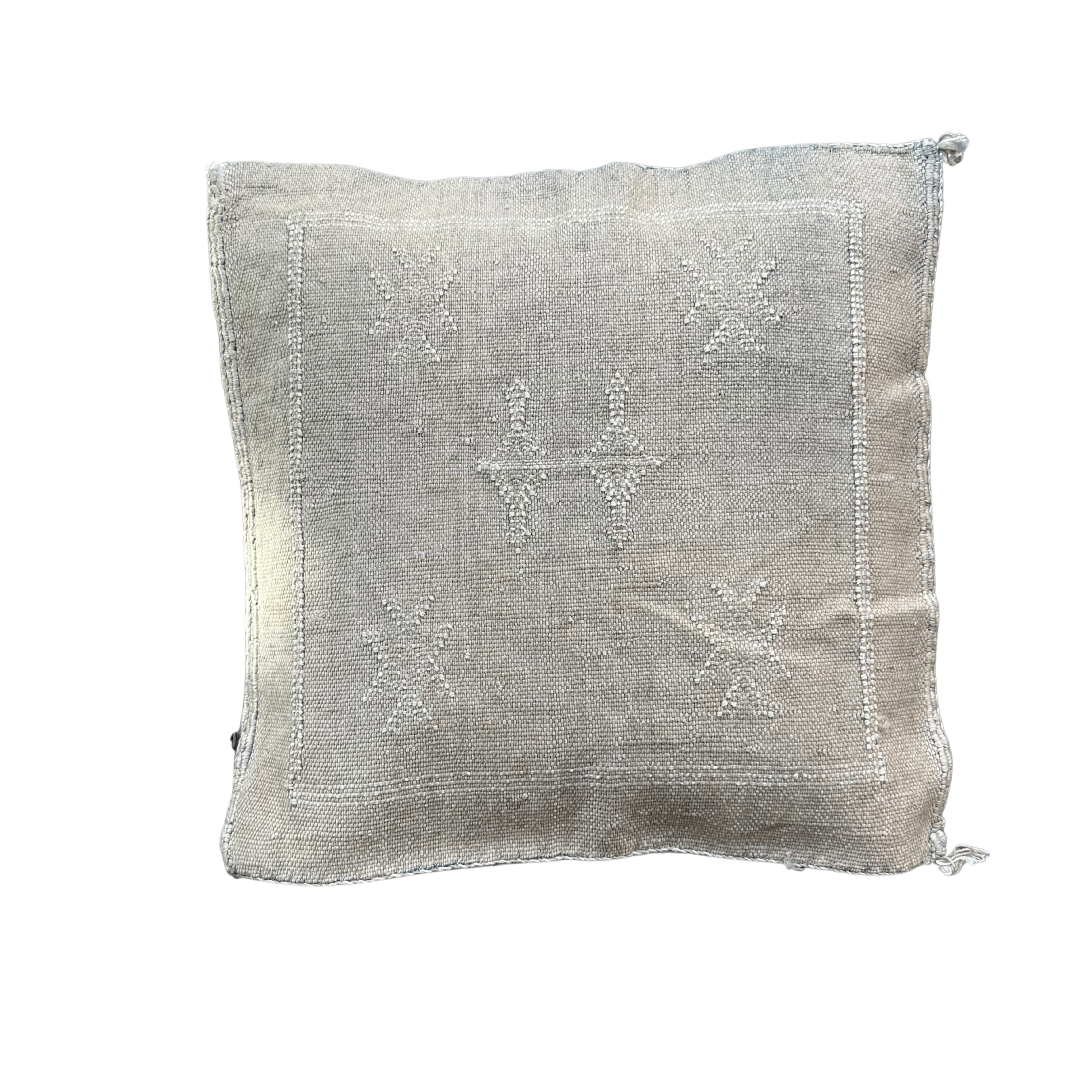 Putetrekk i kaktussilke - størrelse 45 x 45 cm.