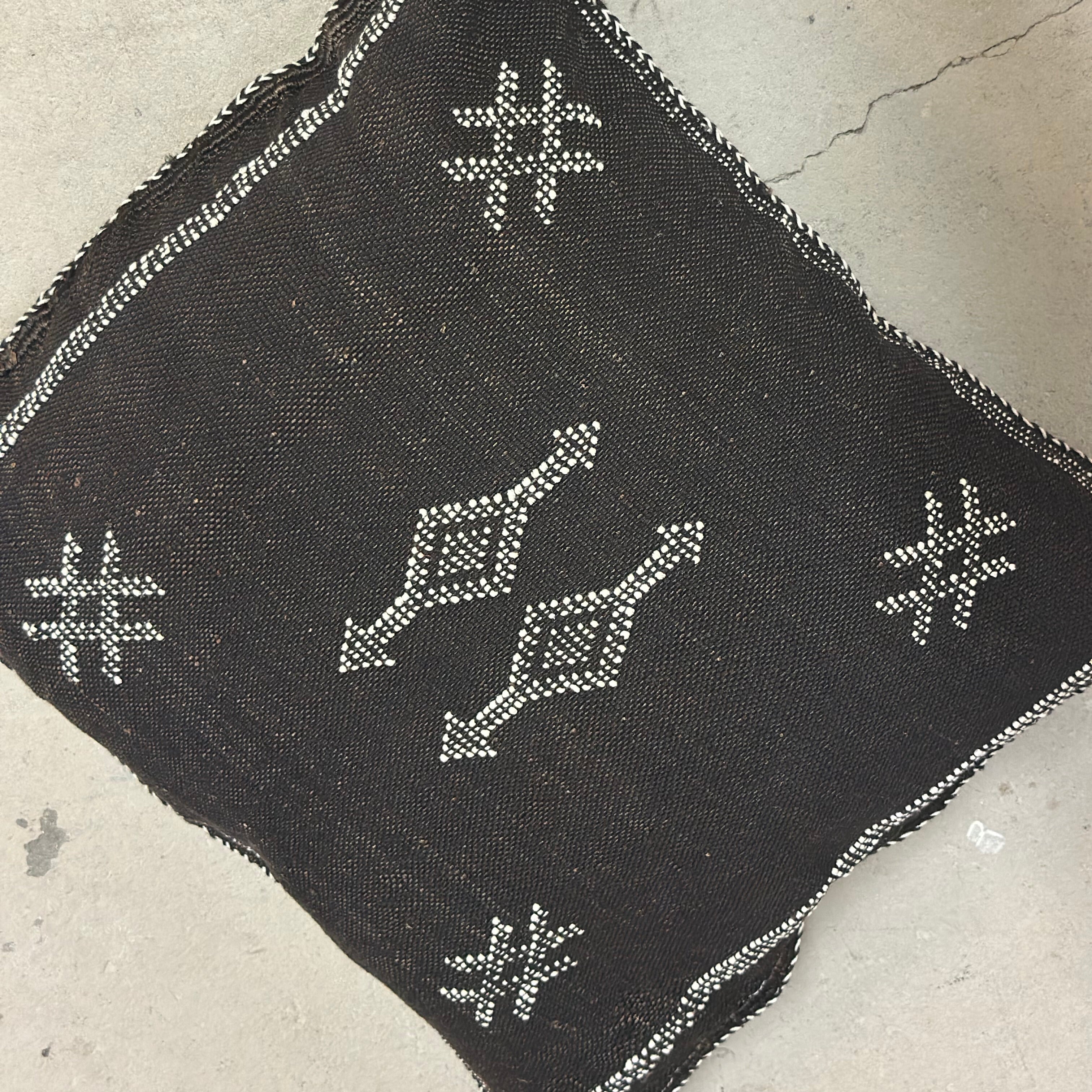 Pudebetræk i kaktussilke - størrelse ca. 45 x 45 cm.