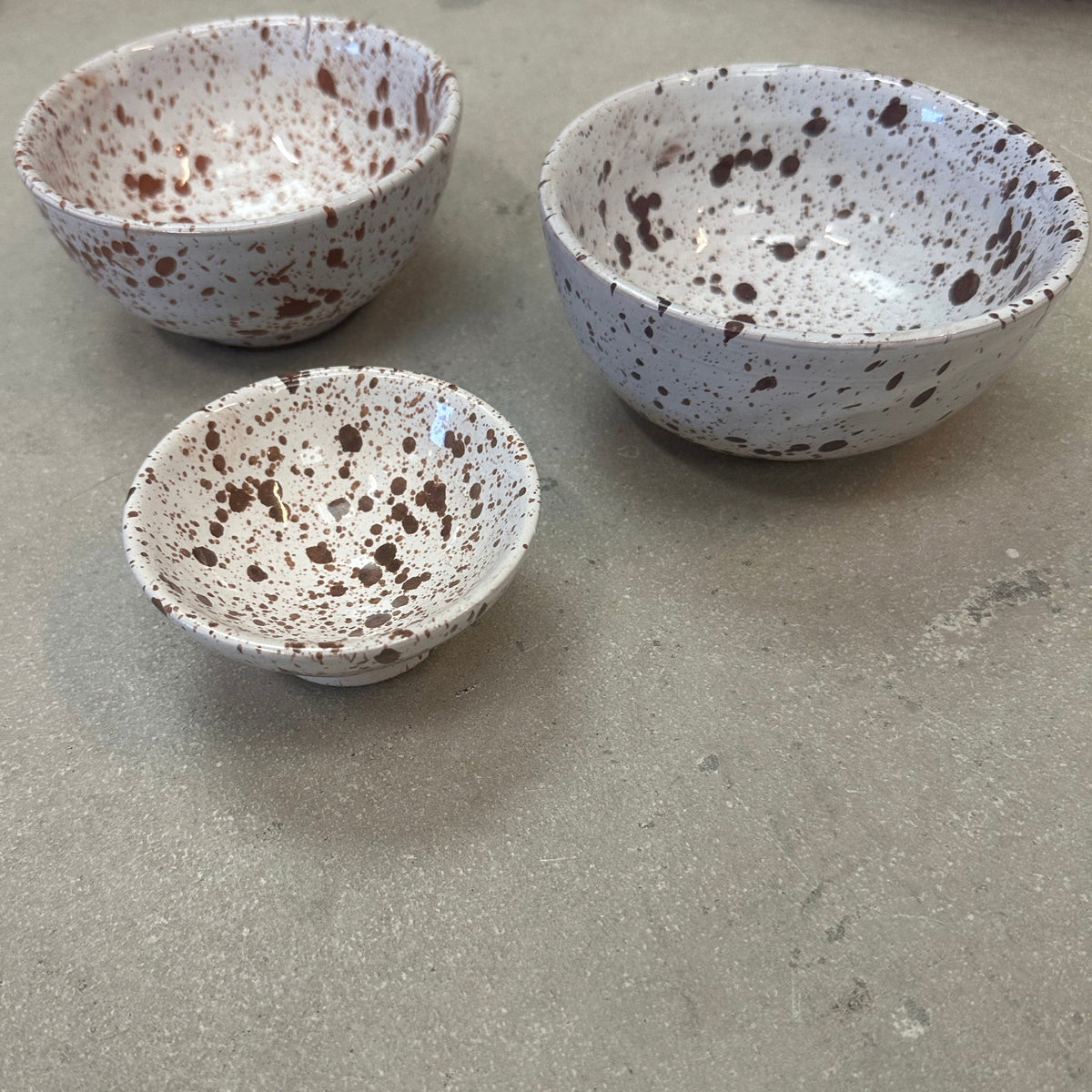 Safi skål - brun - 10 cm. D/ 6 cm. H.