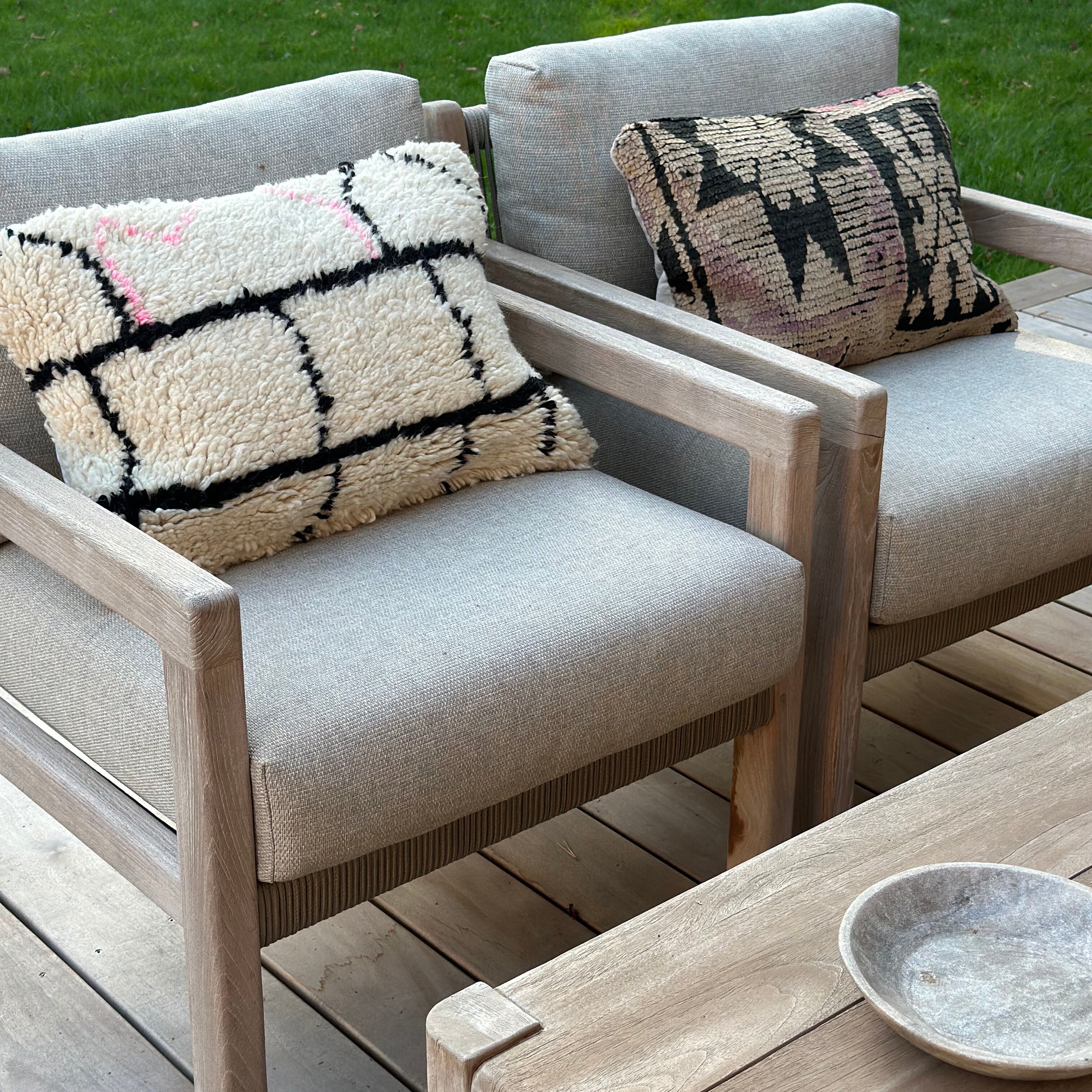 Vintage pudebetræk  40 x 60 cm.