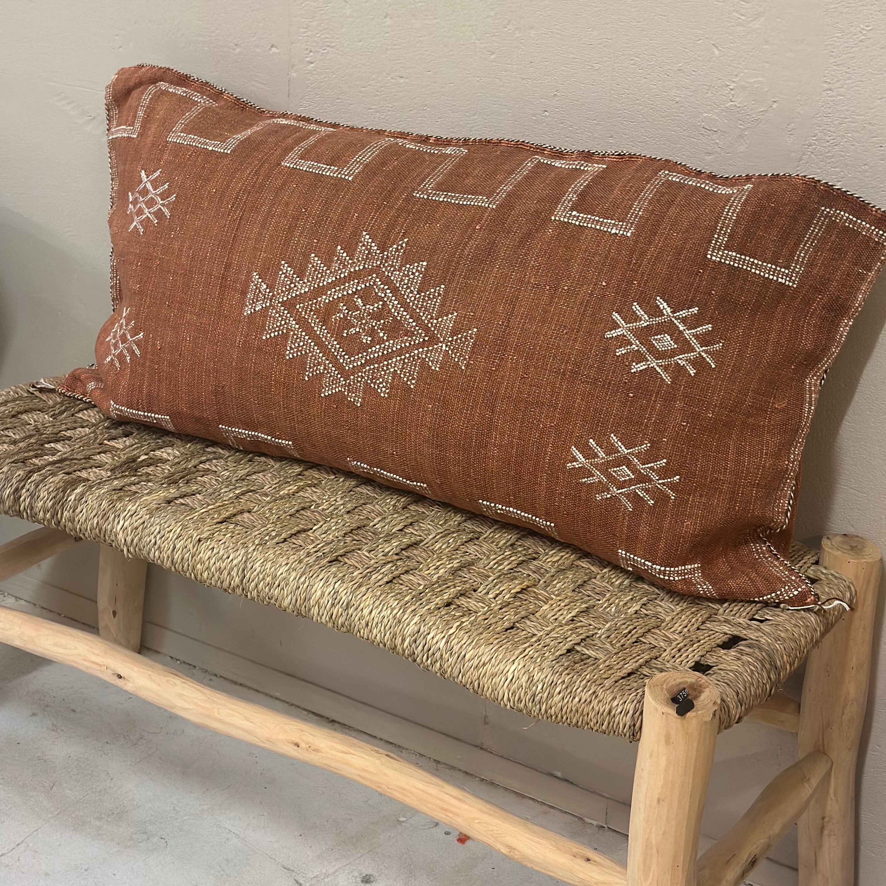 Pudebetræk i kaktussilke - størrelse ca. 50x90 cm.