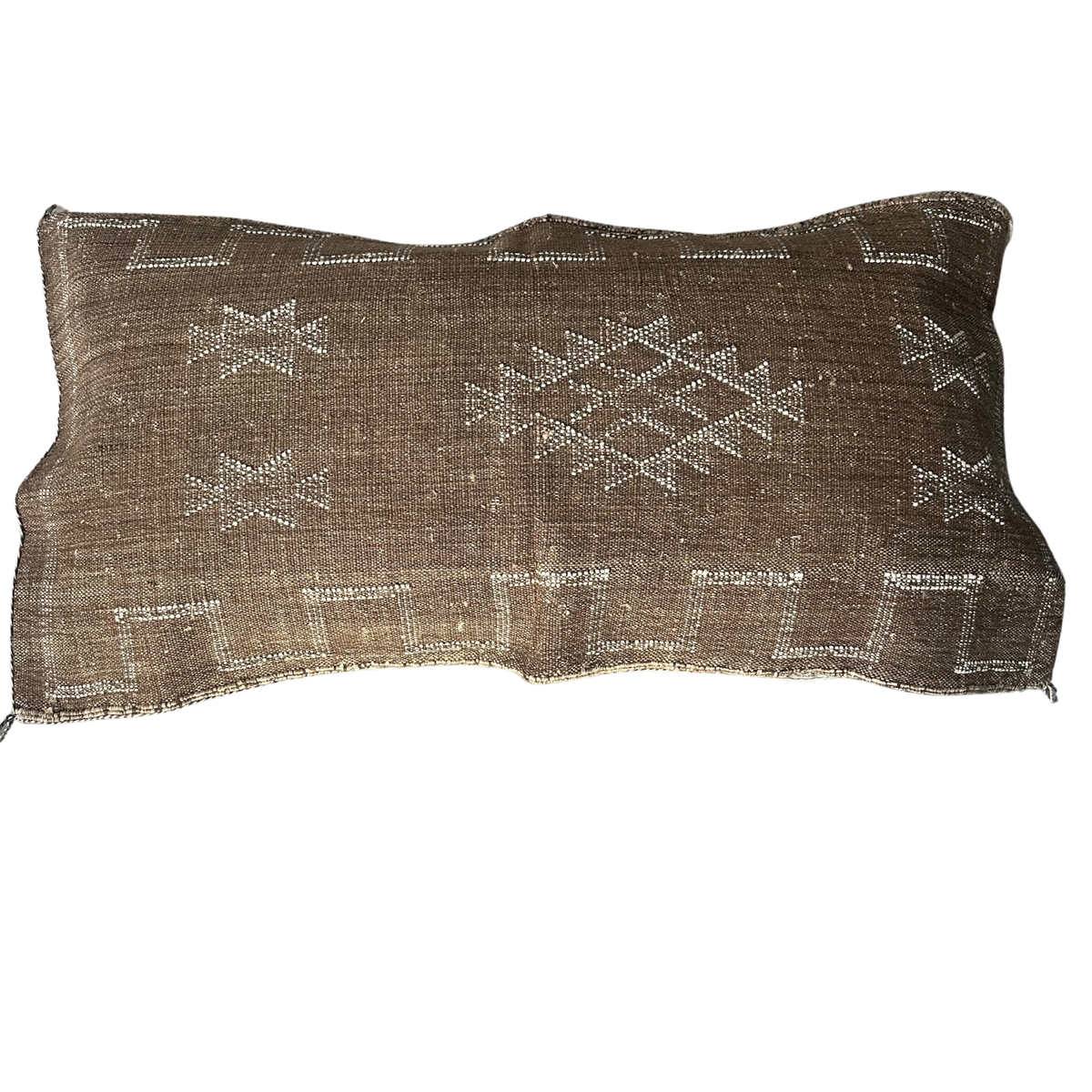 Kaktussilke pudebetræk ca. 50 x 90 cm – lys brun