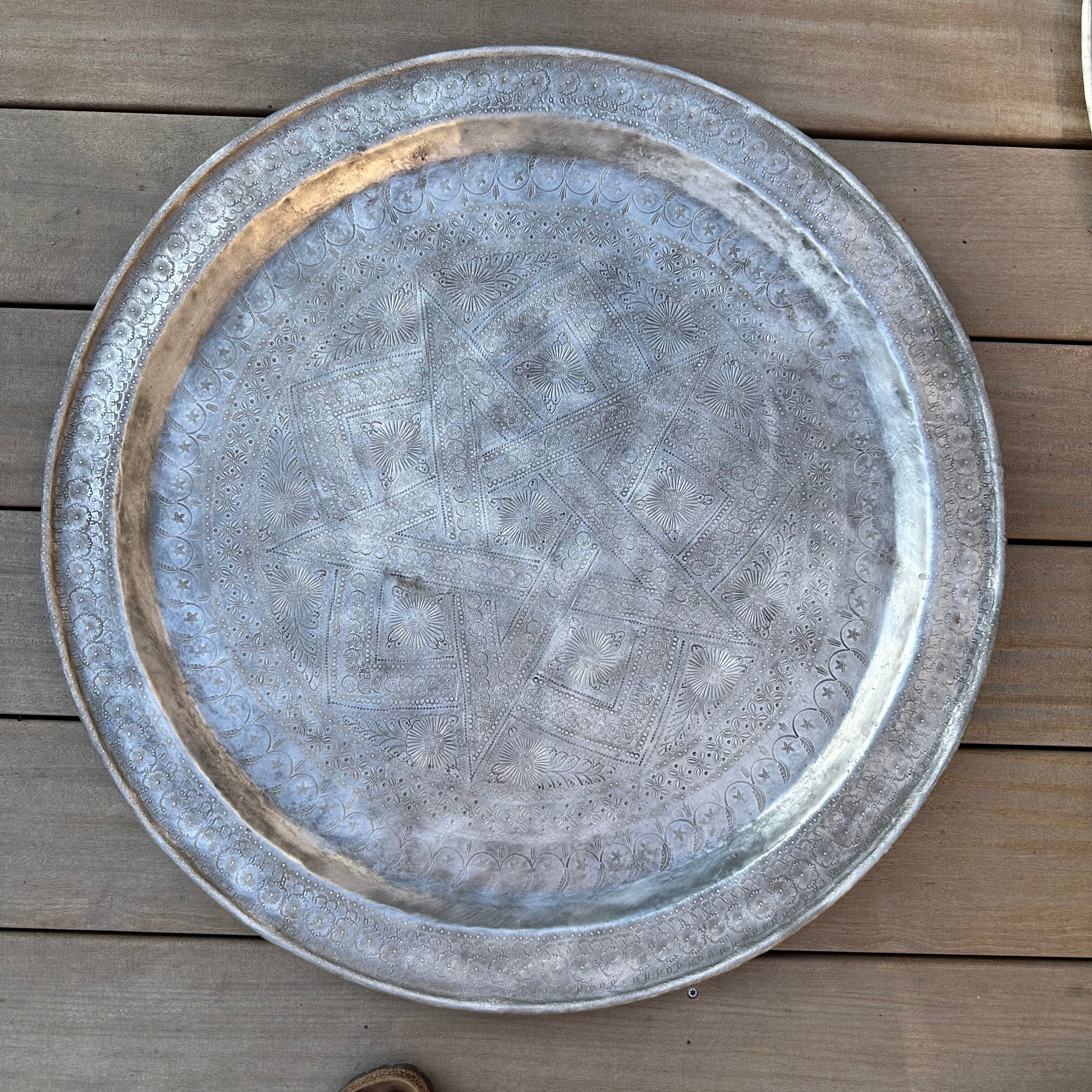 Marokkansk vintage bakke - 67 cm.