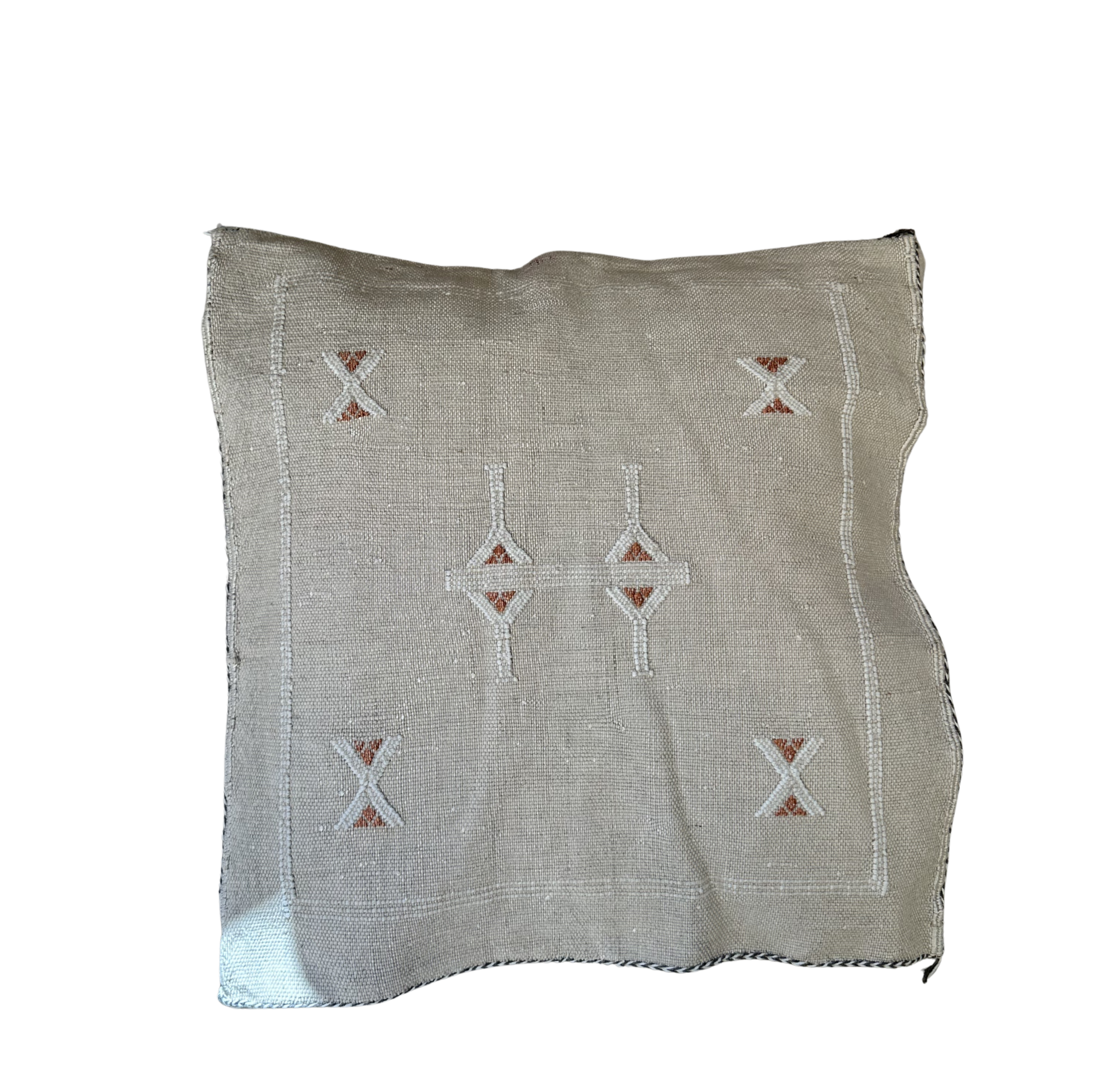 Cushion cover in cactus silk - size 45 x 45 cm.
