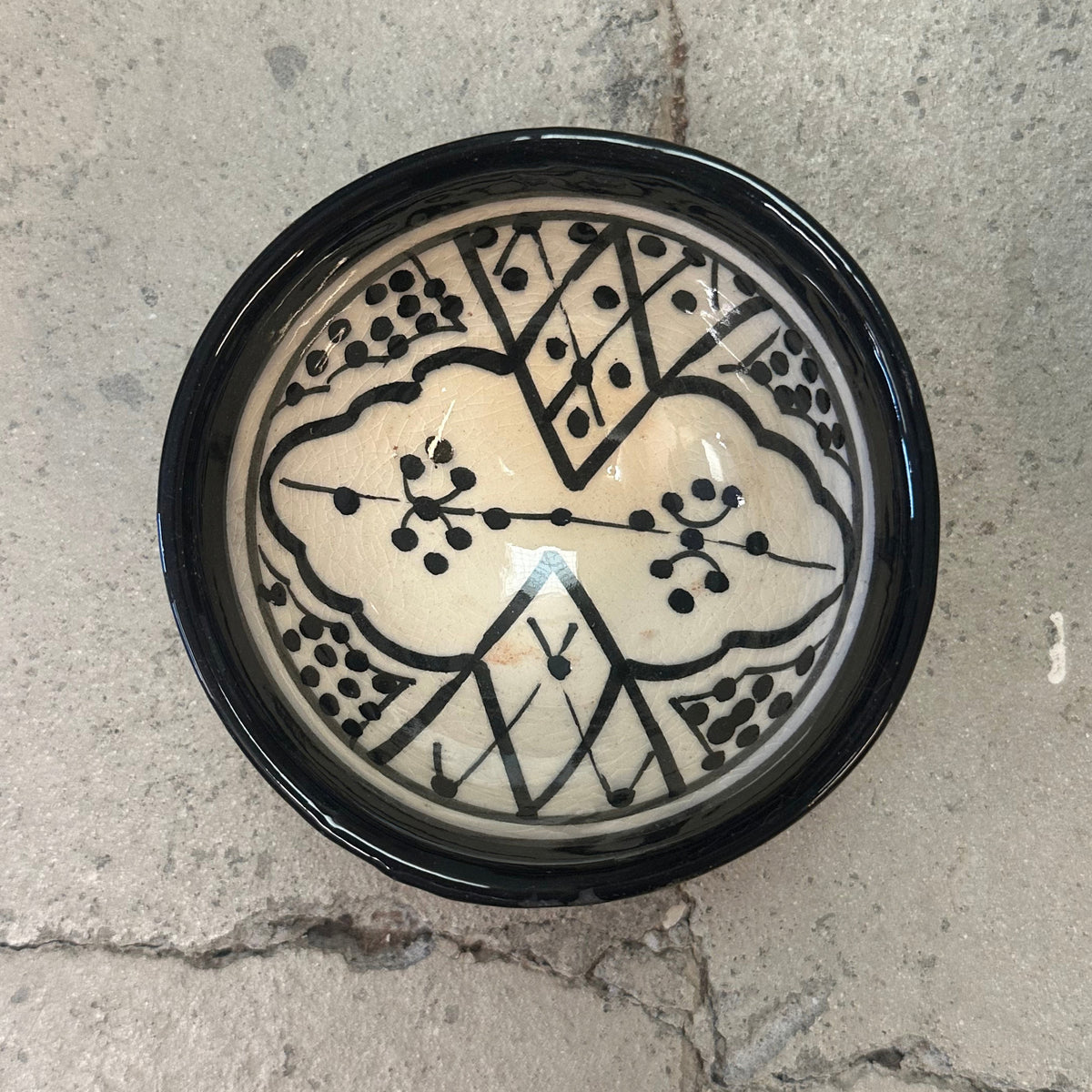 Safi skål - sort - 8 cm. D/ 4 cm. H.