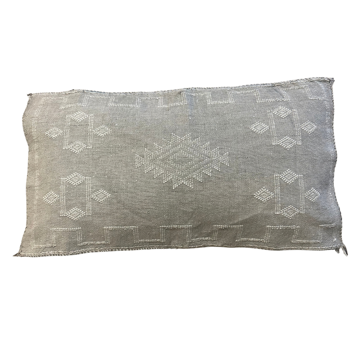 Kaktussilke pudebetræk ca. 50 x 90 cm – hørfarvet