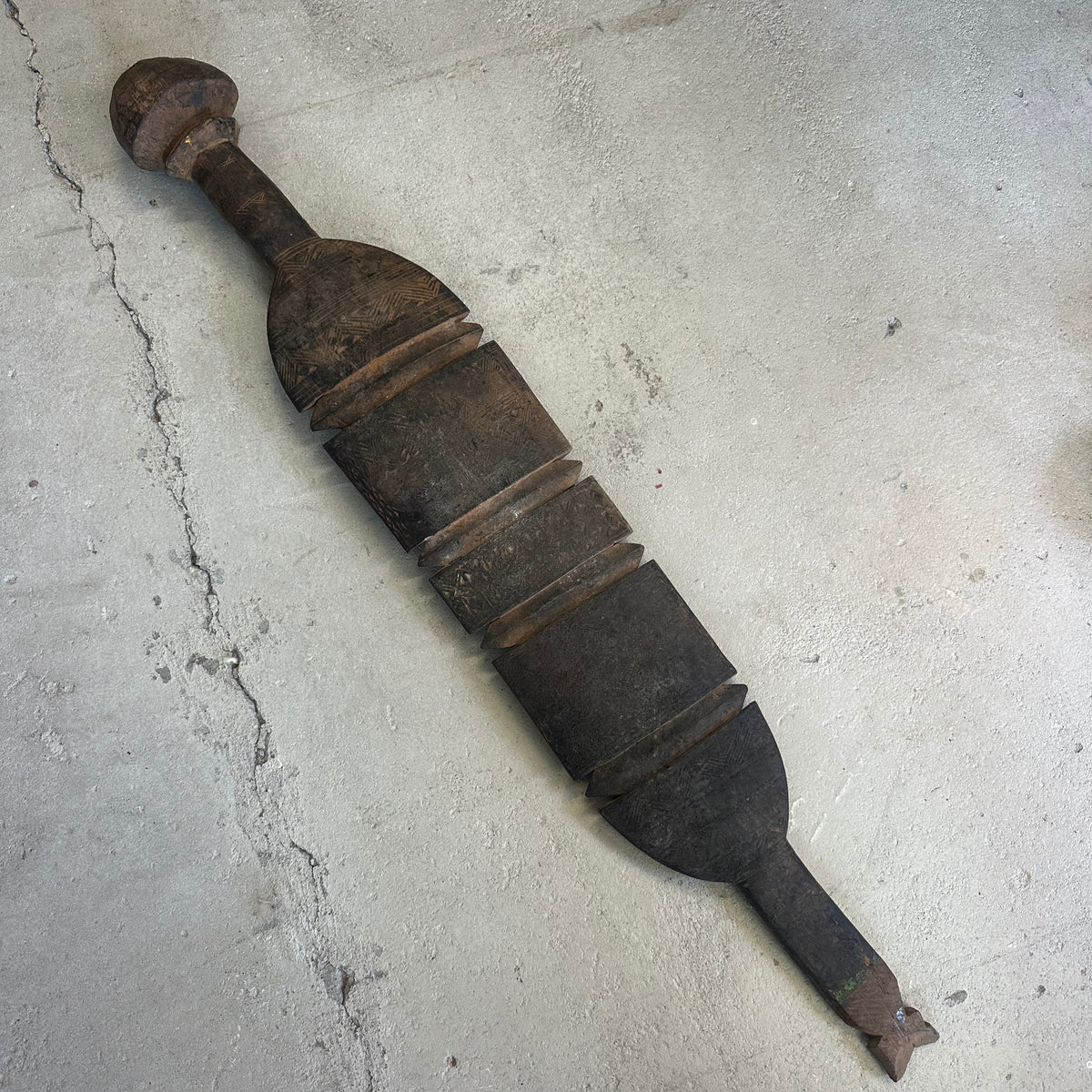 Vintage Berber Teltpløk 16 x 96 cm.