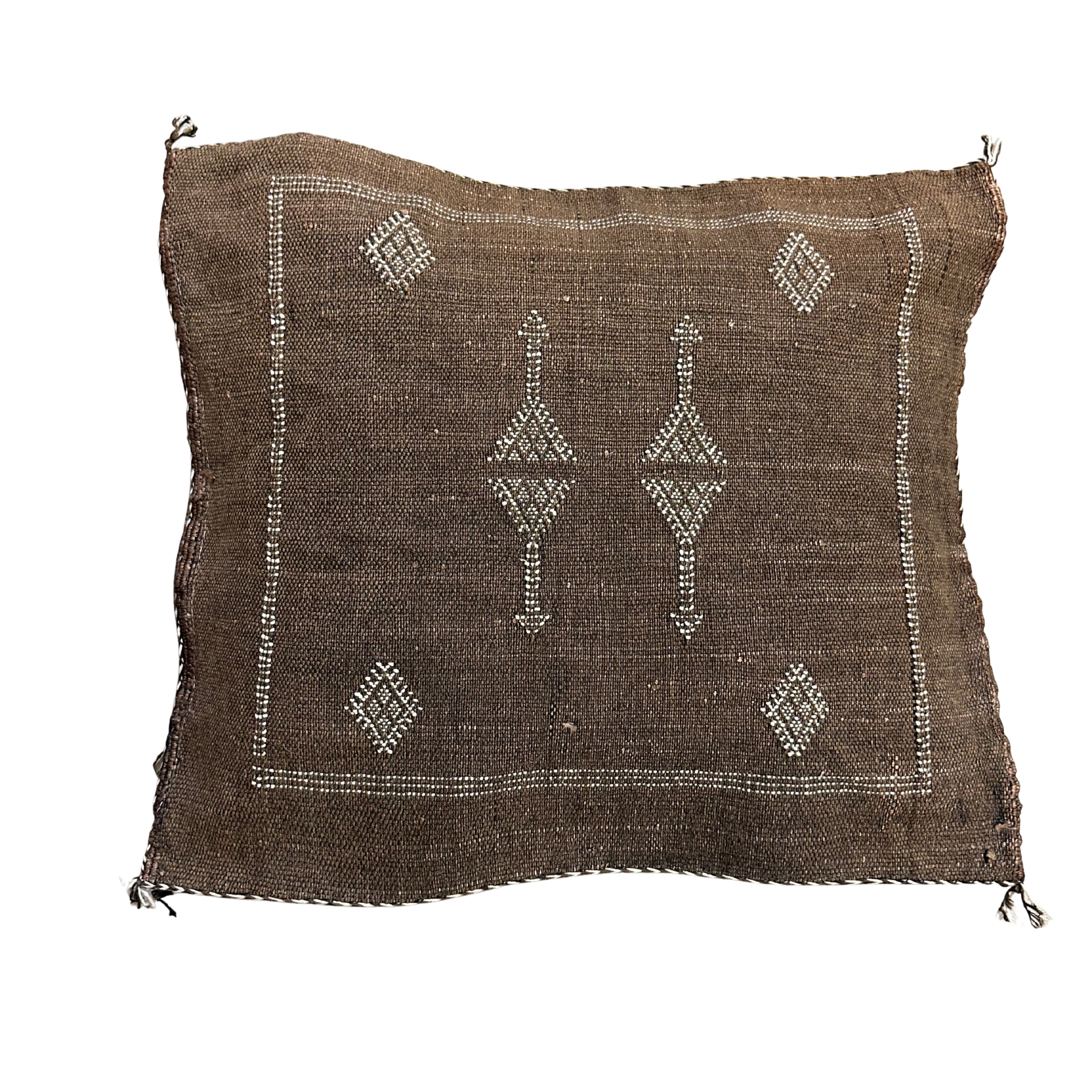 Pudebetræk i kaktussilke - størrelse ca. 45 x 45 cm.