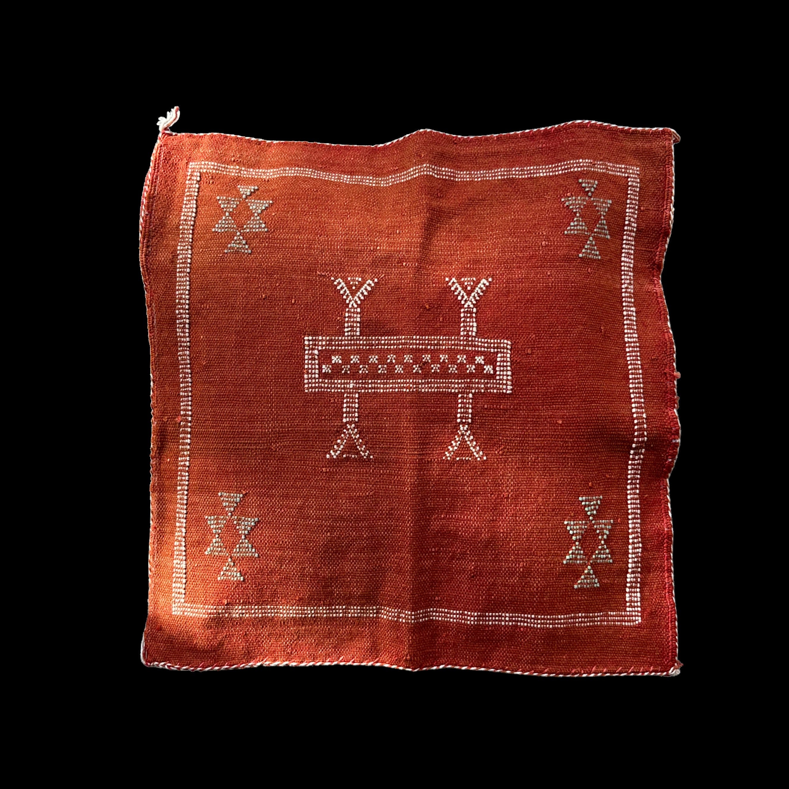 Putetrekk i kaktussilke - størrelse 45 x 45 cm.