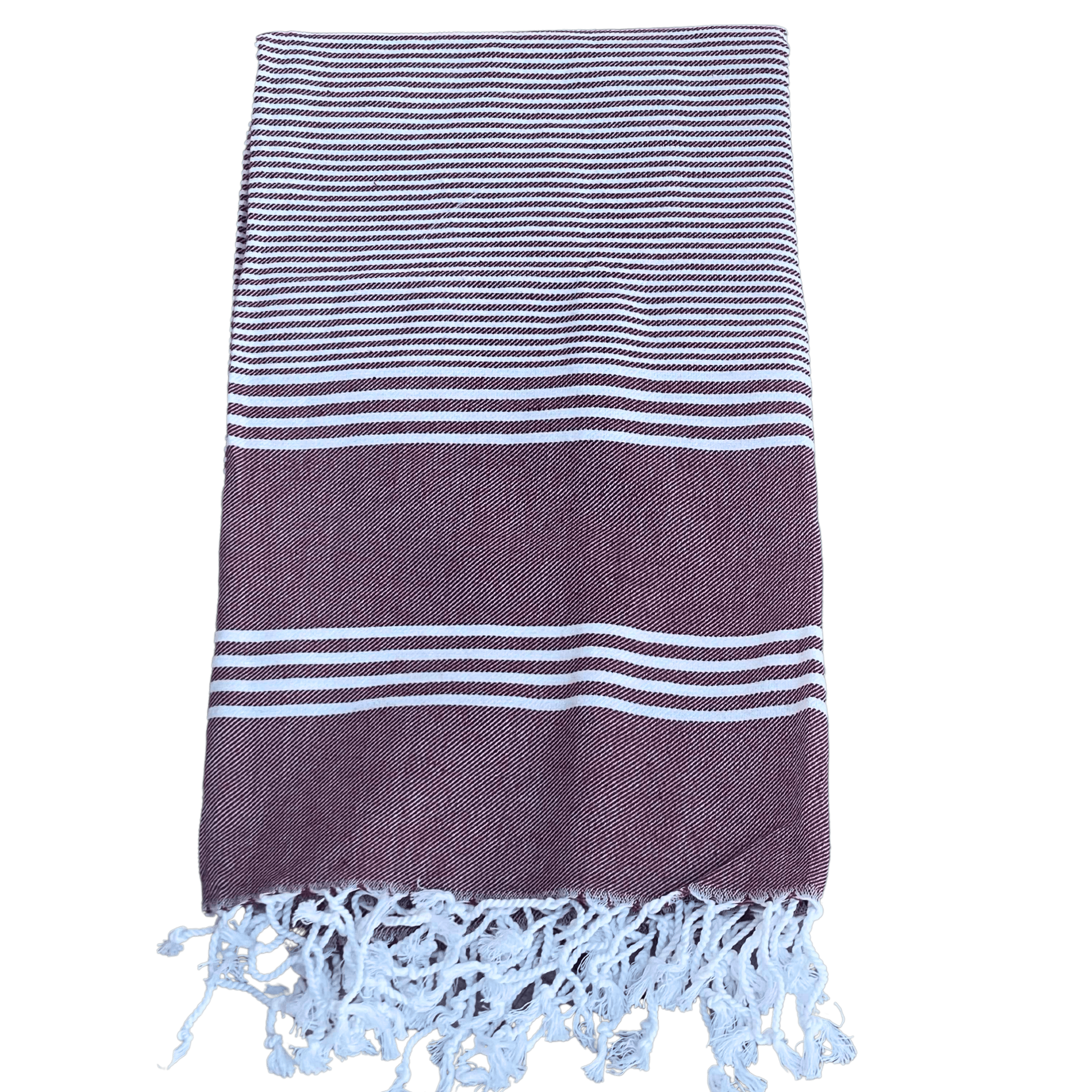 Hamam towel in the color bordeaux - size 94 x 168 cm.