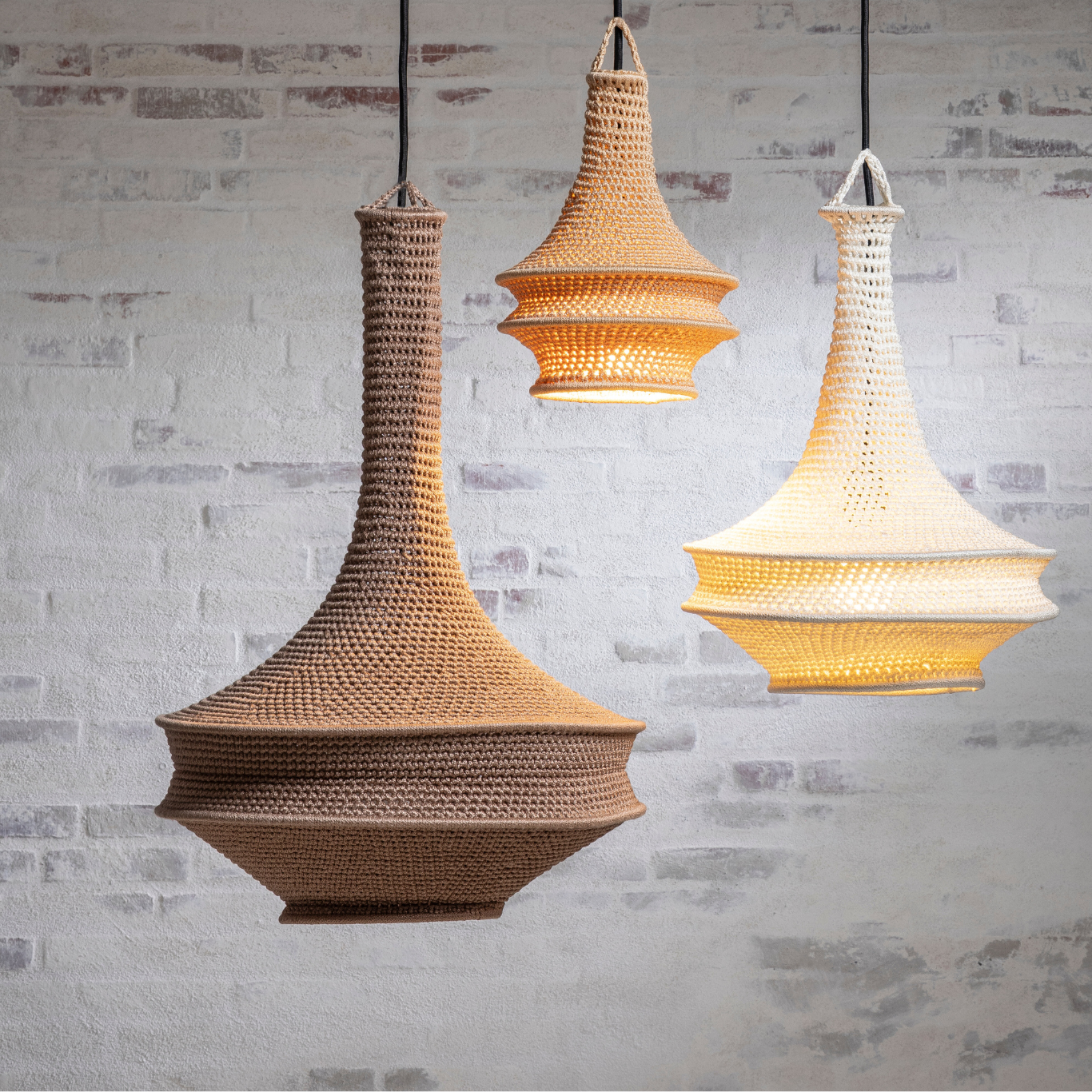 Lampeskjerm - heklet