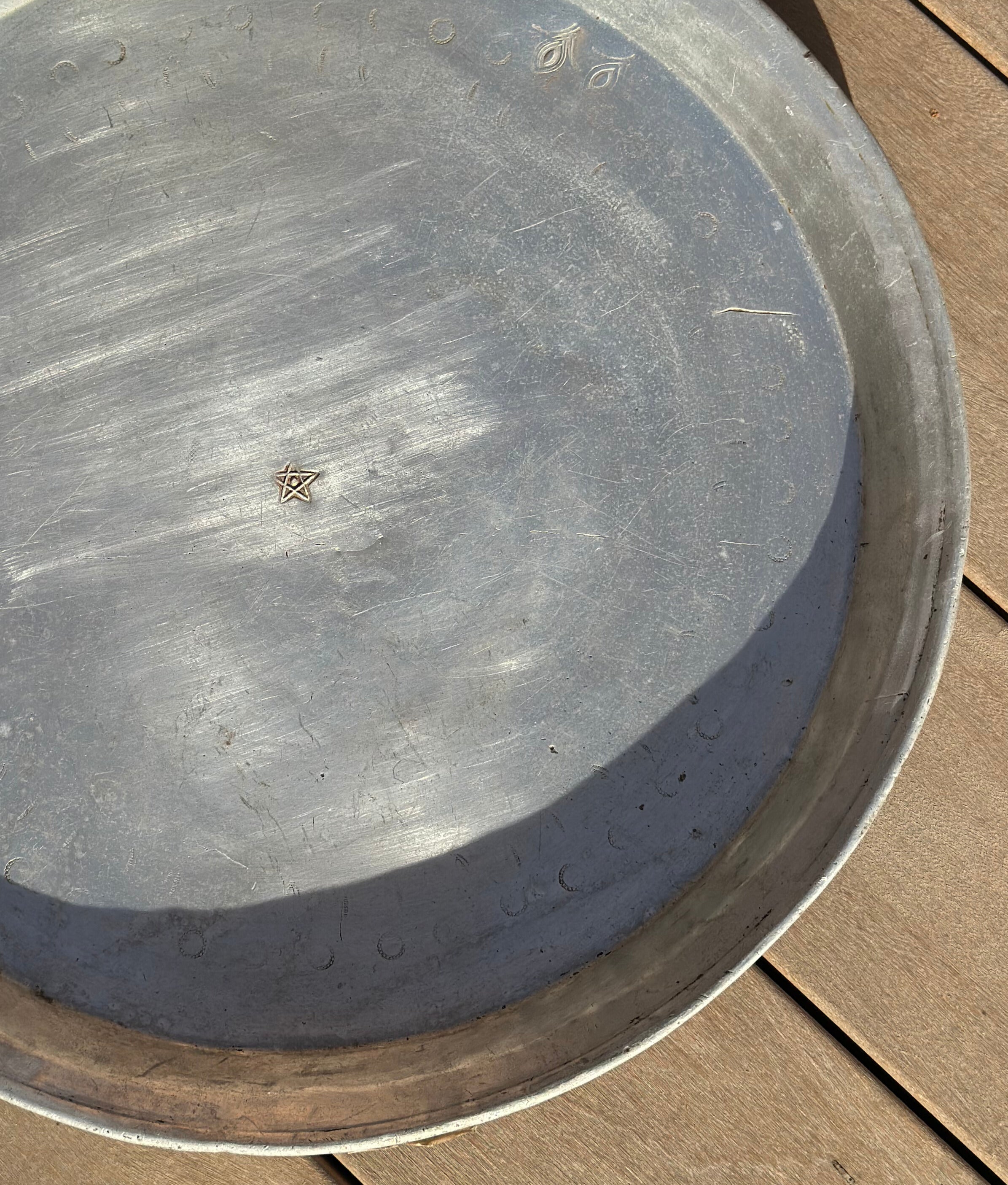 Marokkansk vintagebrett - 47 cm.