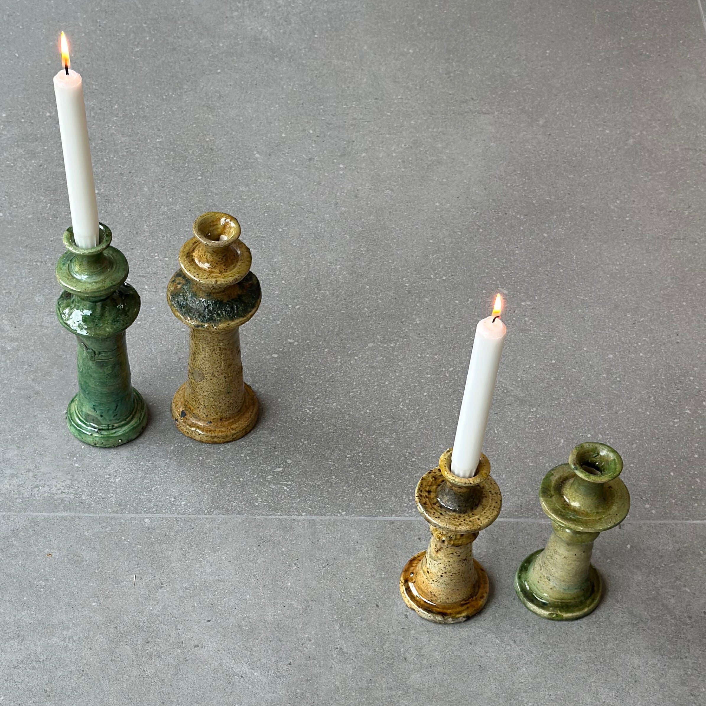 Tamegroute lysestage - ca 25 cm. høj