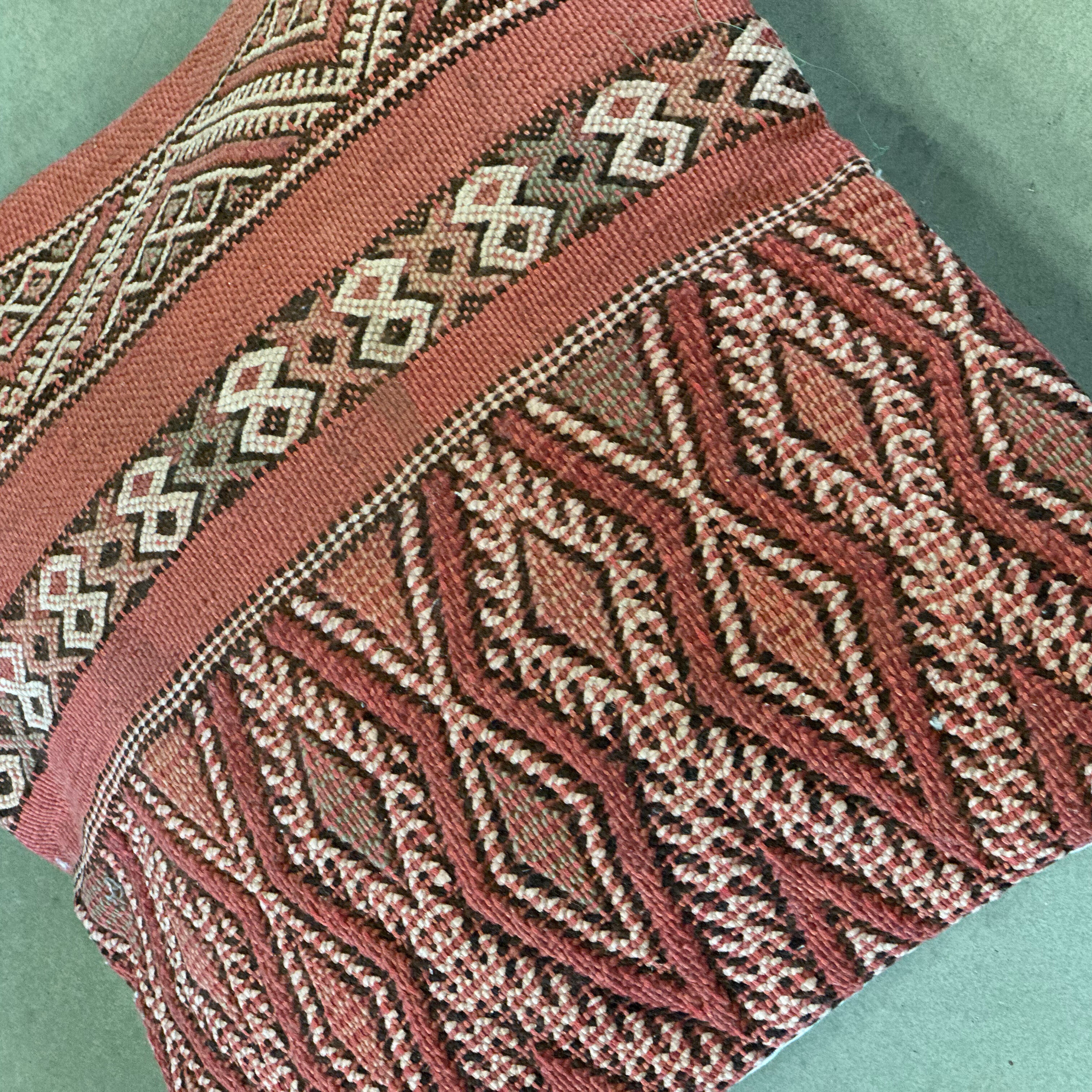 Vintage kelim pudebetræk 46 x 46 cm.